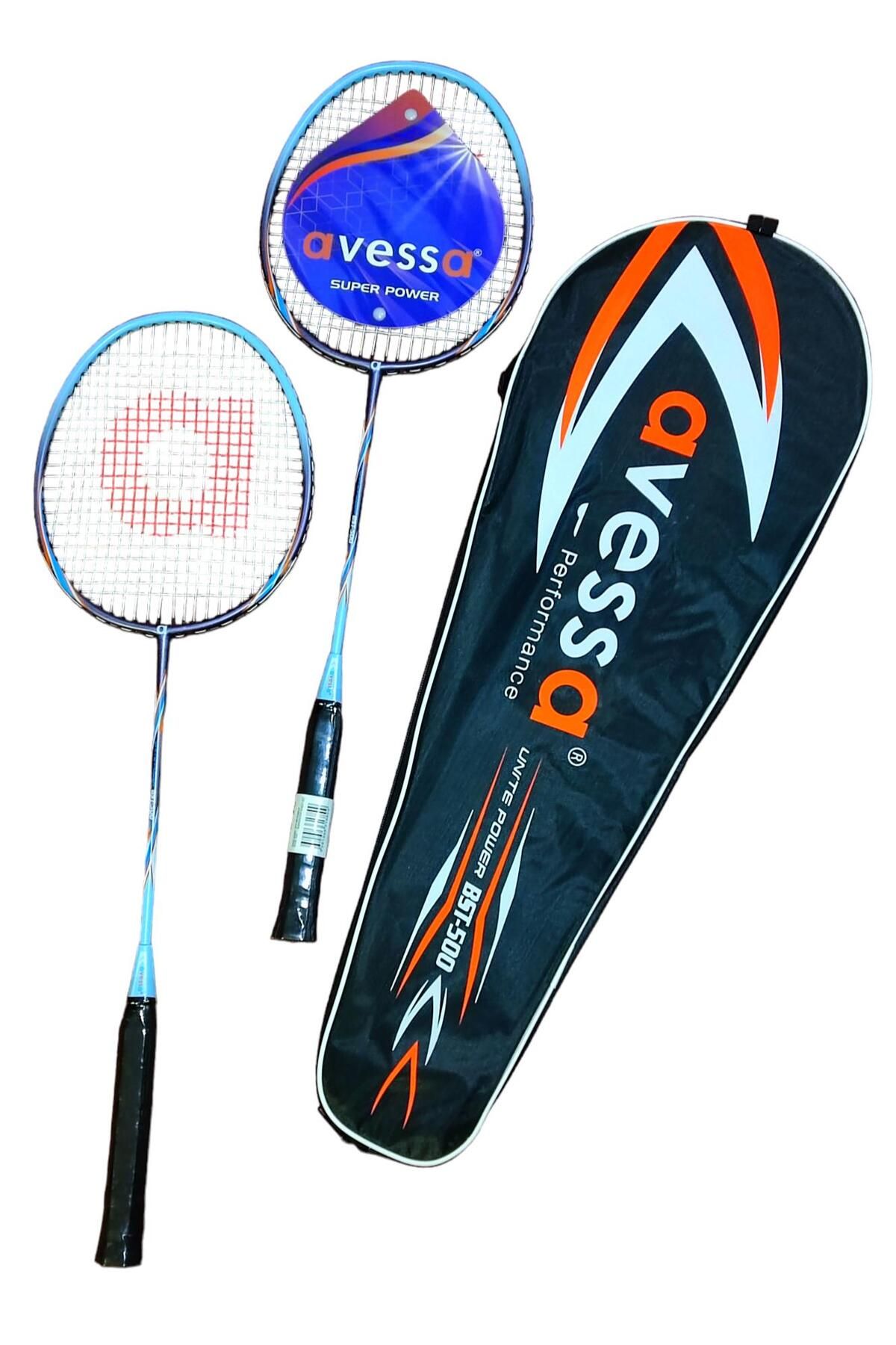 AVESSA Bst-500m Badmington Profesyonel Raket Set Mor