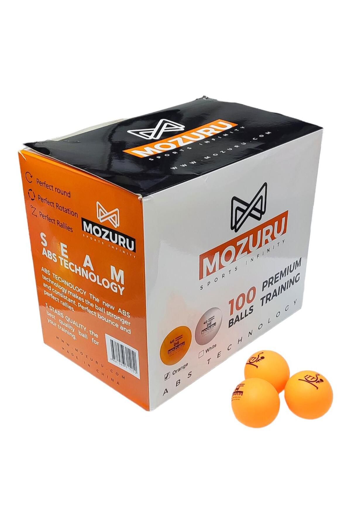 AVESSA Mozuru Mzr100-org Ittf Onaylı Turuncu Pinpon Topu 100lü