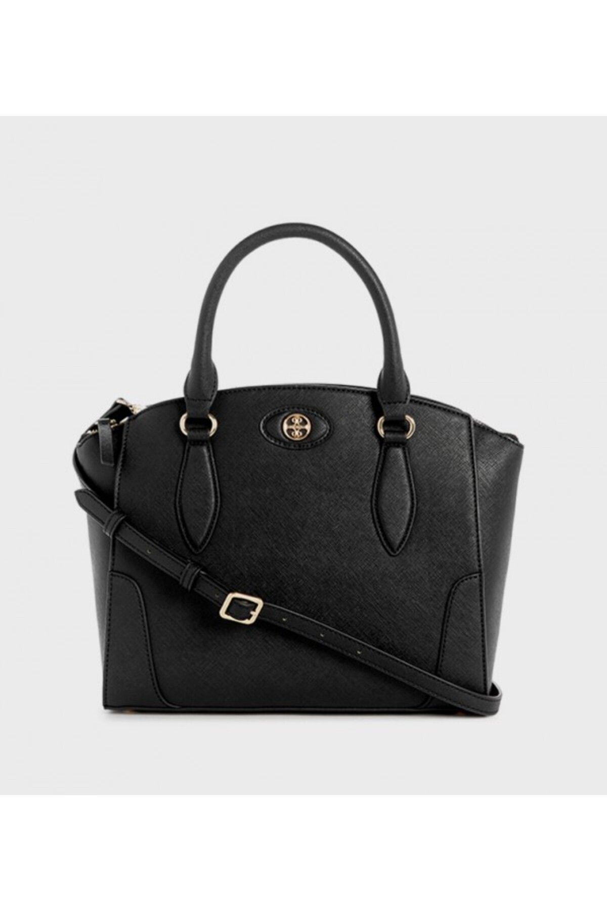 Nine West-Women's Black Innes 3 Comp Satchel Bag Bag 1