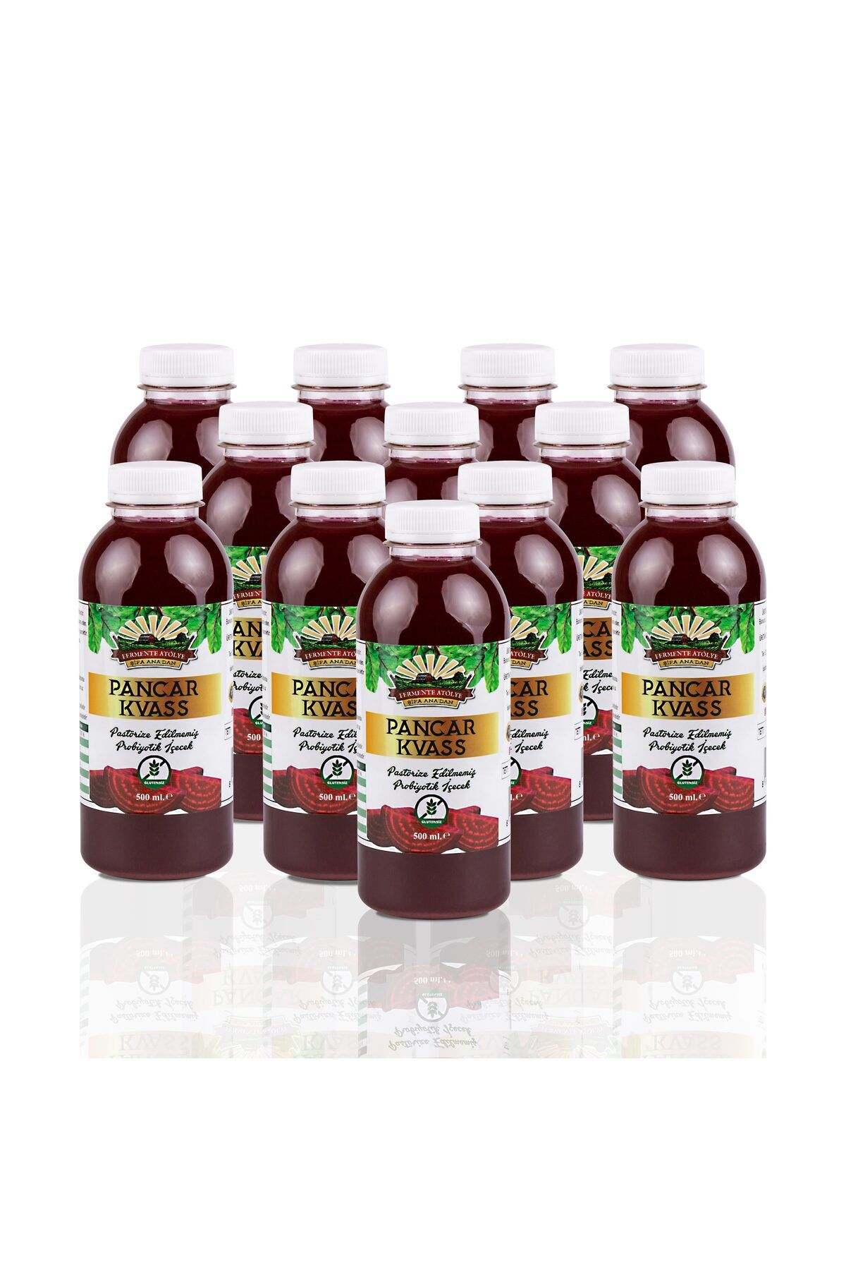 ŞİFA ANA 12 Adet Pancar Kvass (500 Ml.) (pet Şişede)