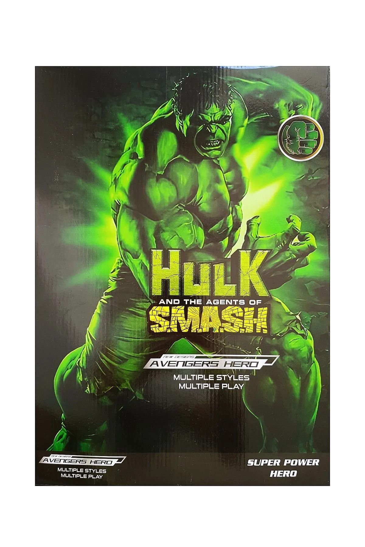 Tinky Winky-Hulk Lighted Figure Toy - Mask Large Set 2