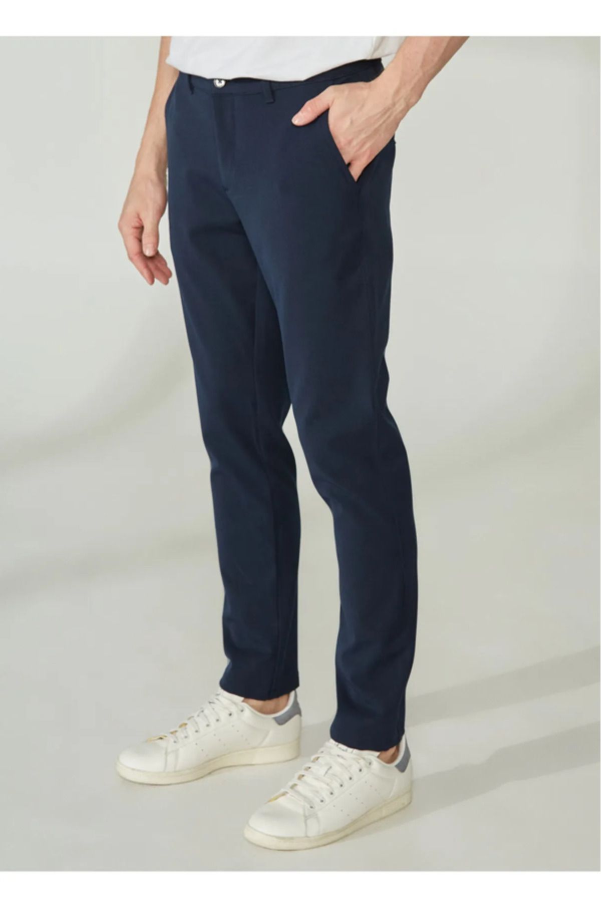 GMG FIRENZE-Gmg Fırenze Navy Blue Men's Trousers 3