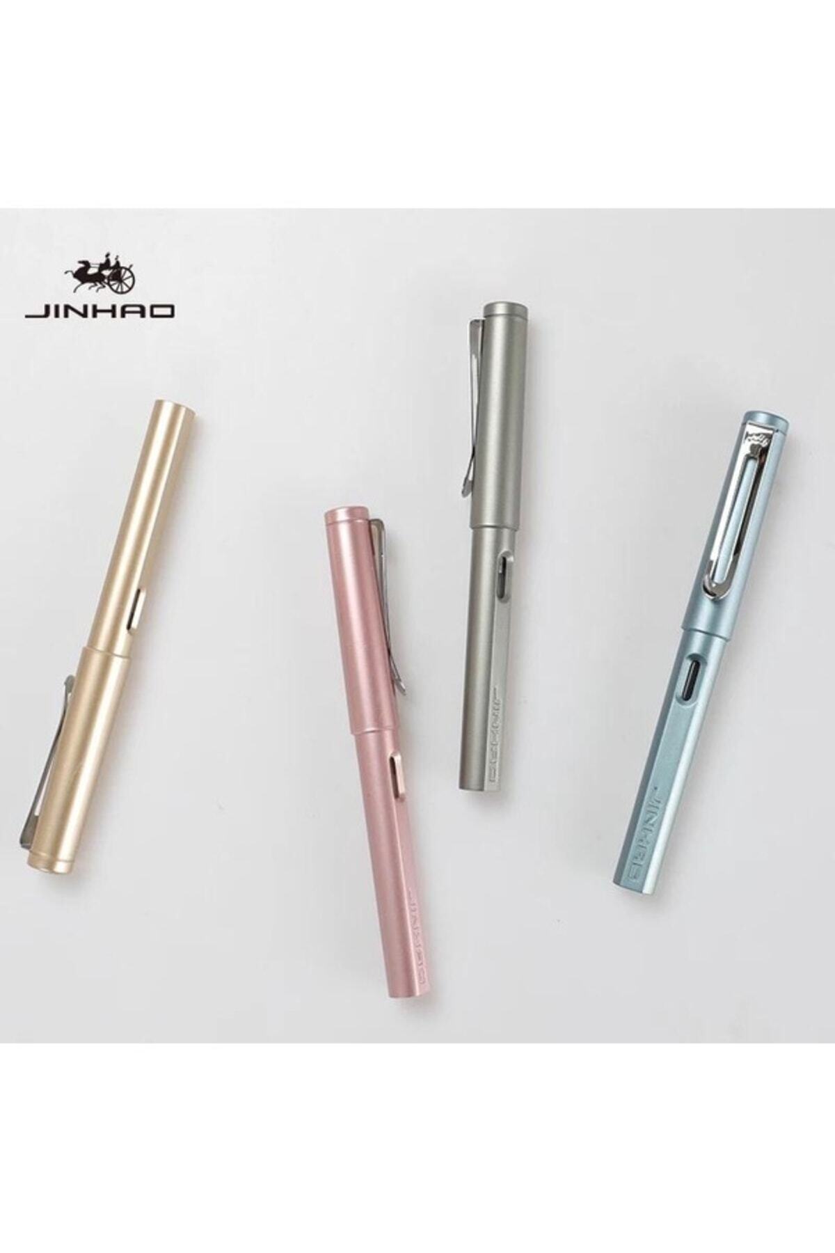 jinhao Dolma Kalem Uzay Renkleri (F)uç Uzay Mavi Kartuş Mürekkeple Kullanım