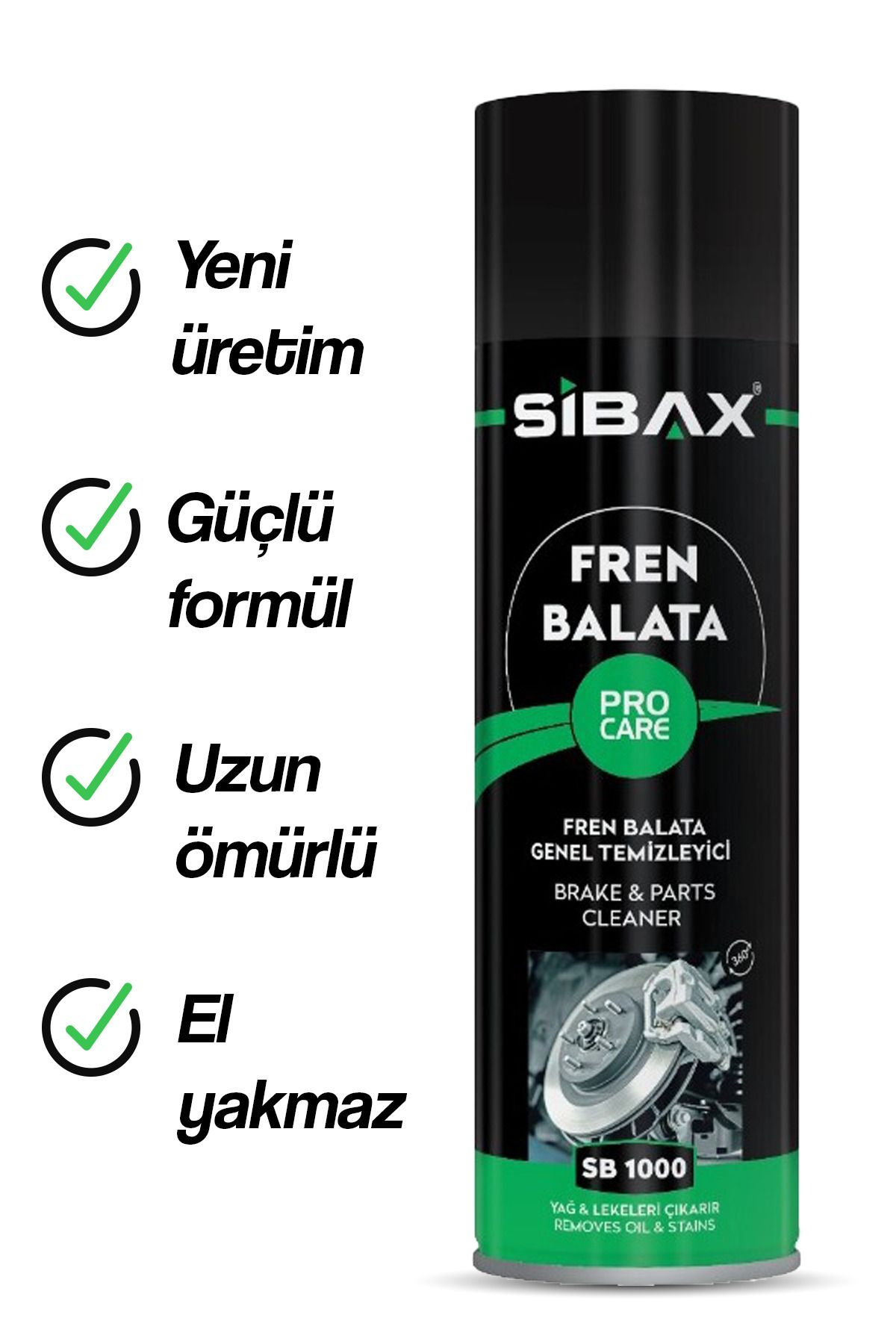 Sibax Fren Balata Spreyi 500ml Sb1000