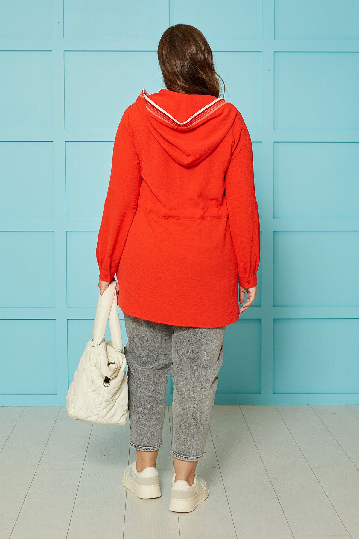 Büyük Moda-THIN JACKET WITH HOODED 6