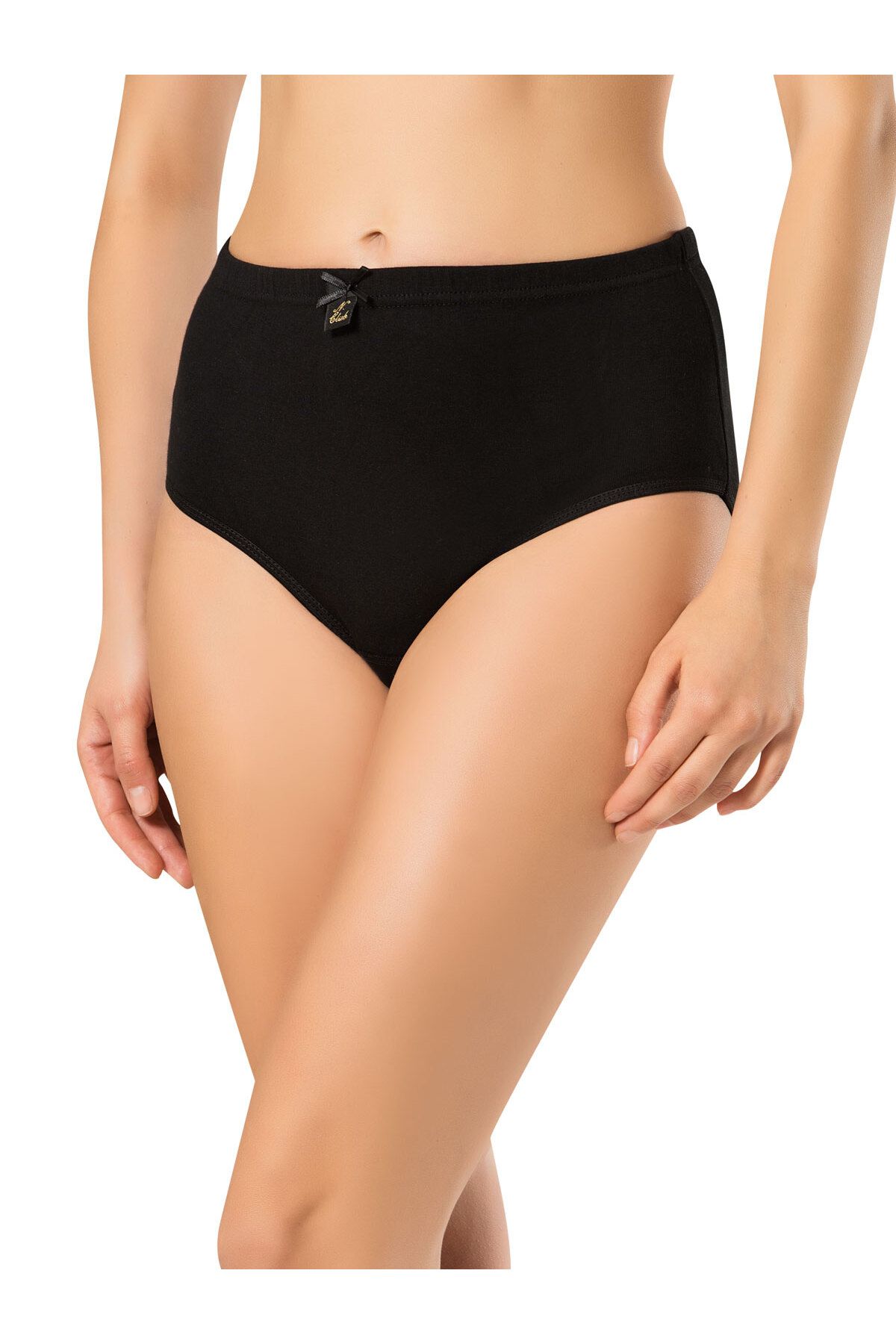 Namaldı-218 Women's Rib 100% Cotton High Waist Bato Panties 1