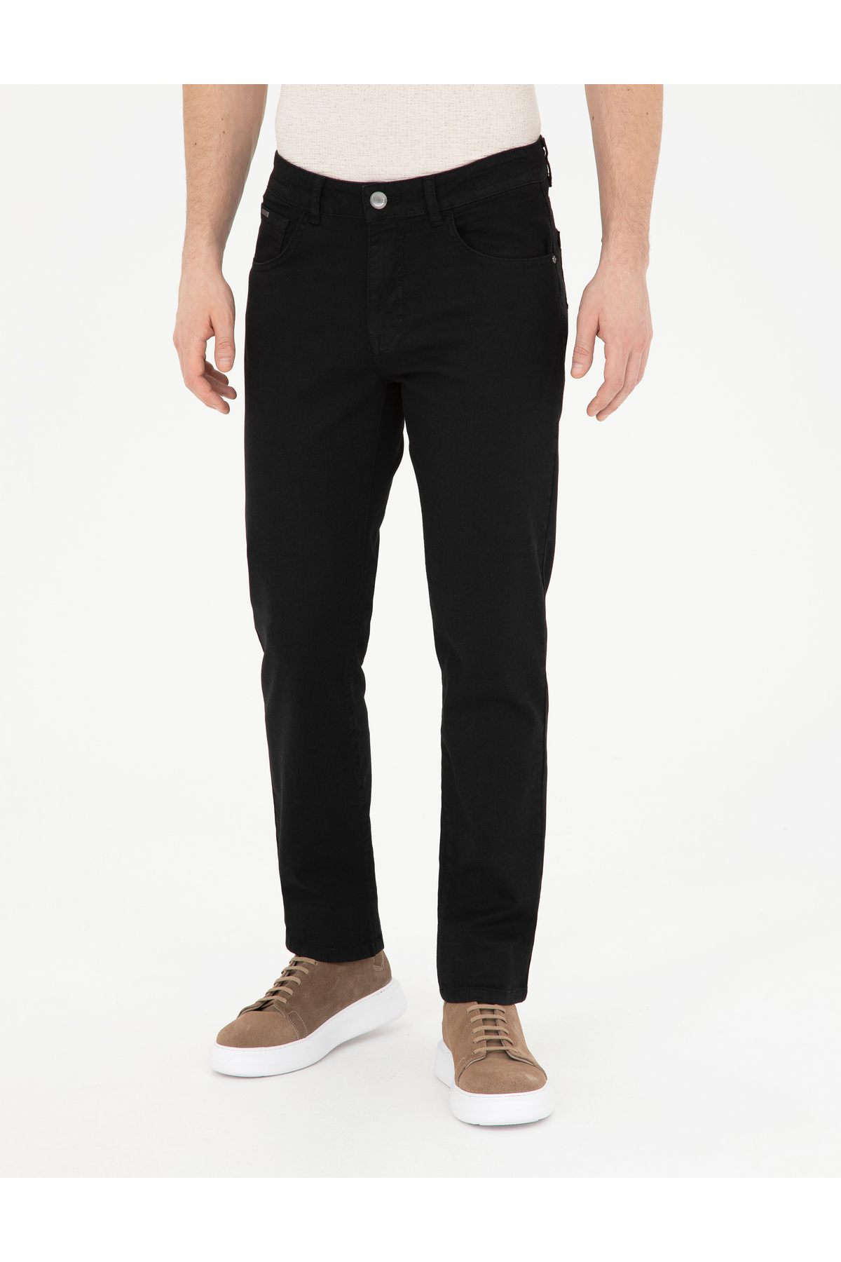 Pierre Cardin Siyah Straight Fit Jean Pantolon 50285141-VR046 görsel 2