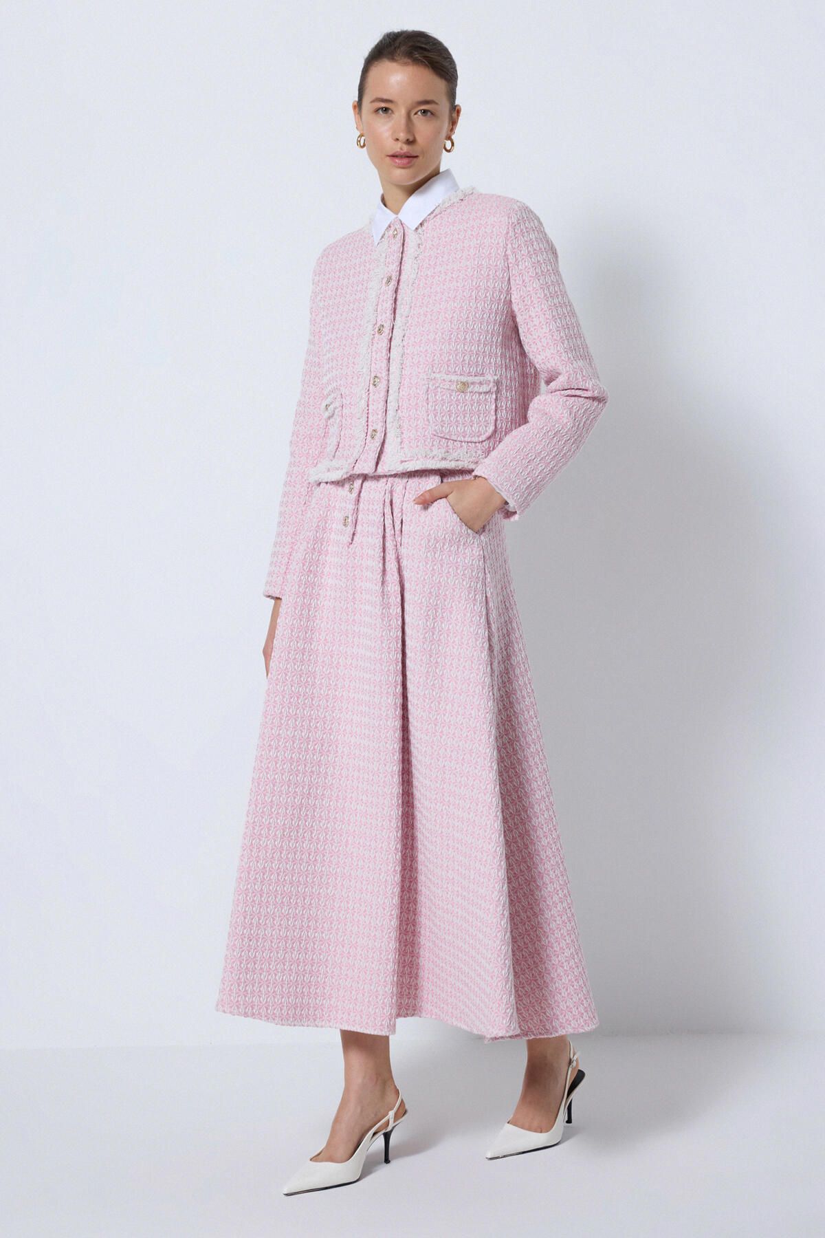 Touché Privé-Tuvet Jacket and Skirt Set 2