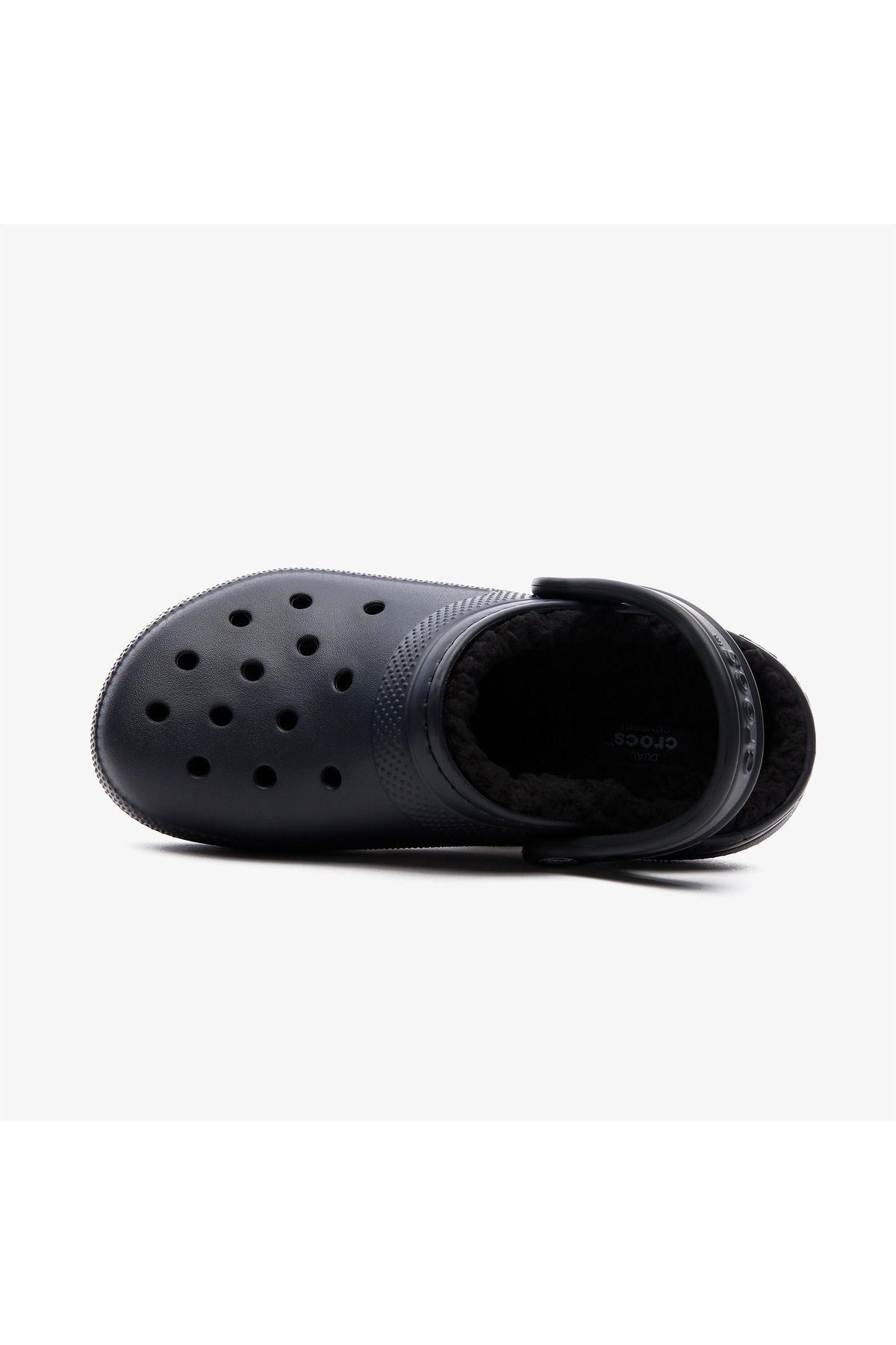 Crocs-Classic Lined Clog Unisex Black Slippers 6