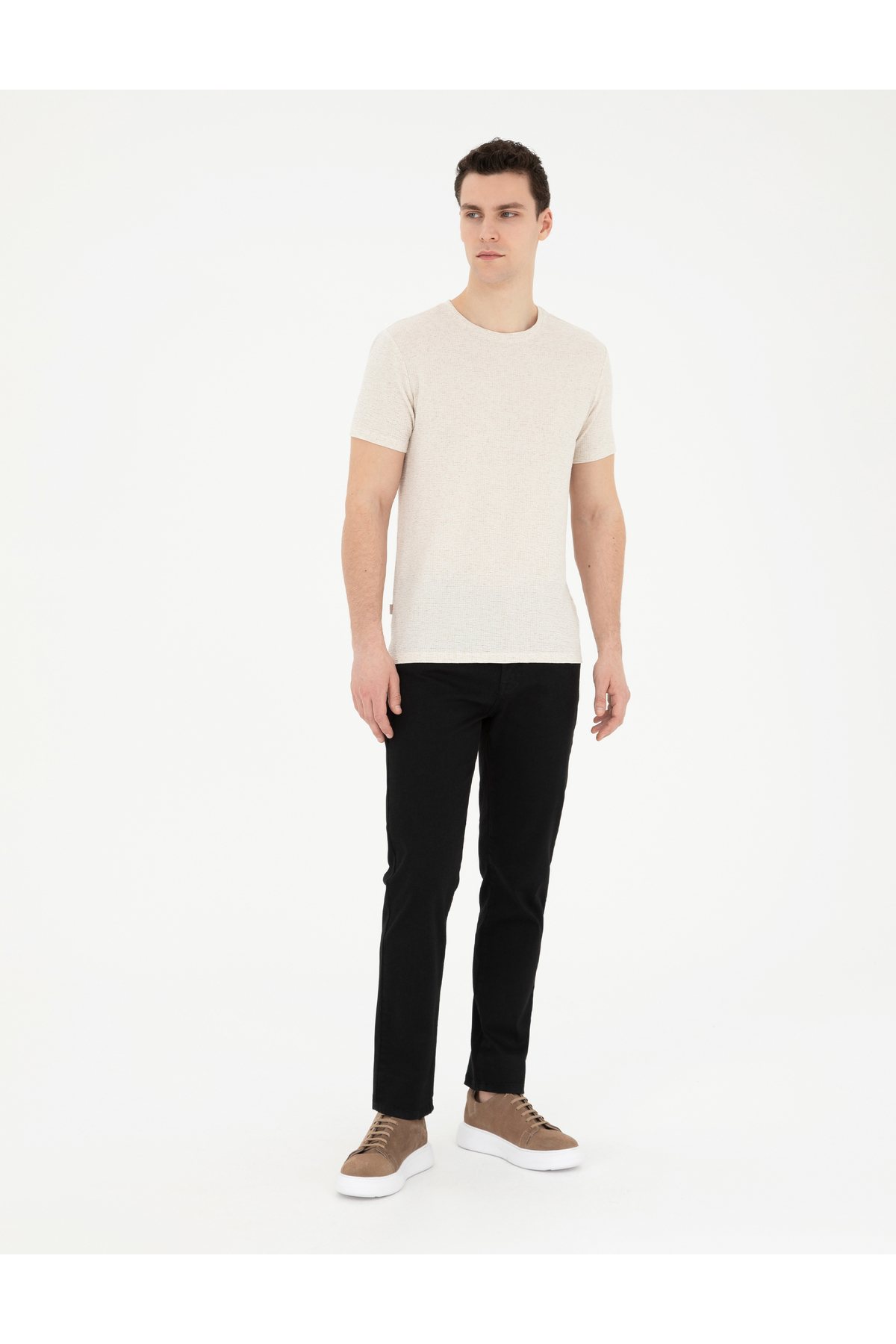 Pierre Cardin Siyah Straight Fit Jean Pantolon 50285141-VR046 görsel 3