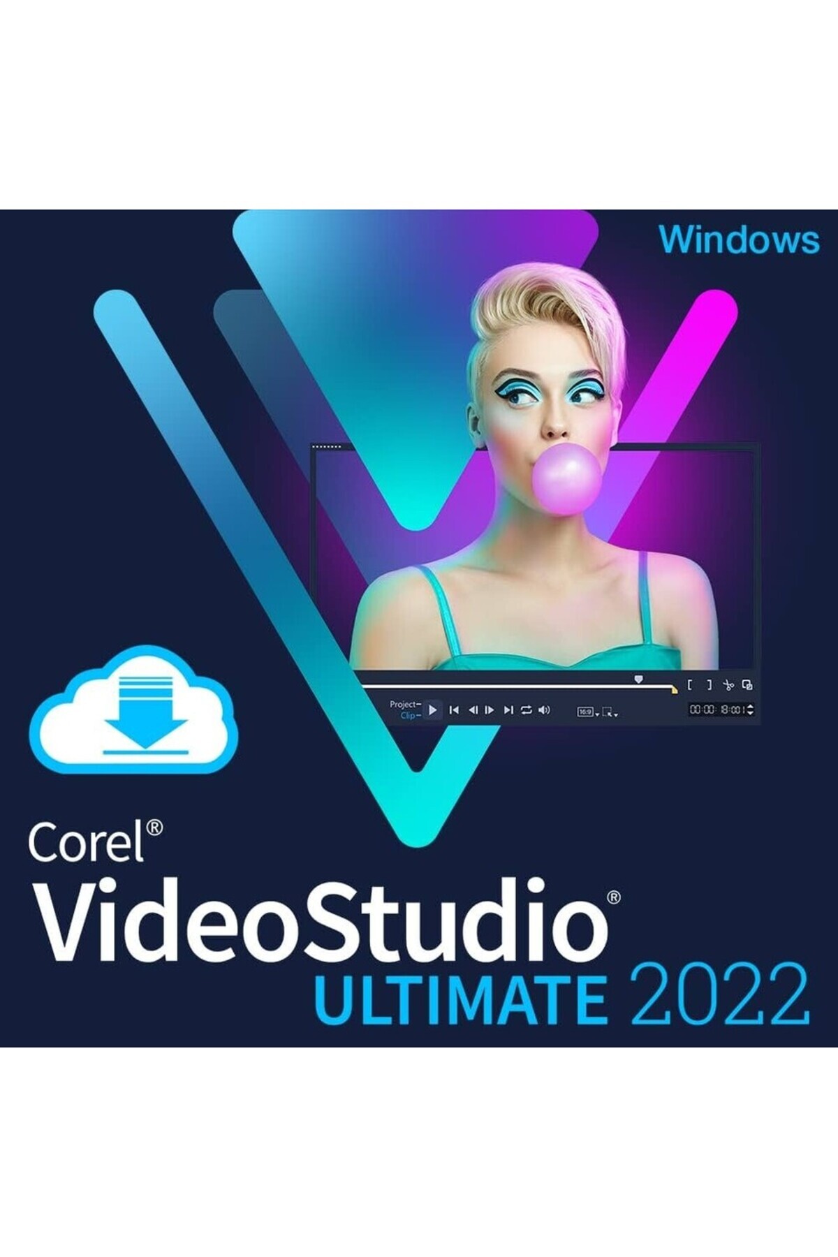 COREL Videostudio Ultimate 2022 (Windows) - 1 PC Ömür Boyu Abonelik Kodu