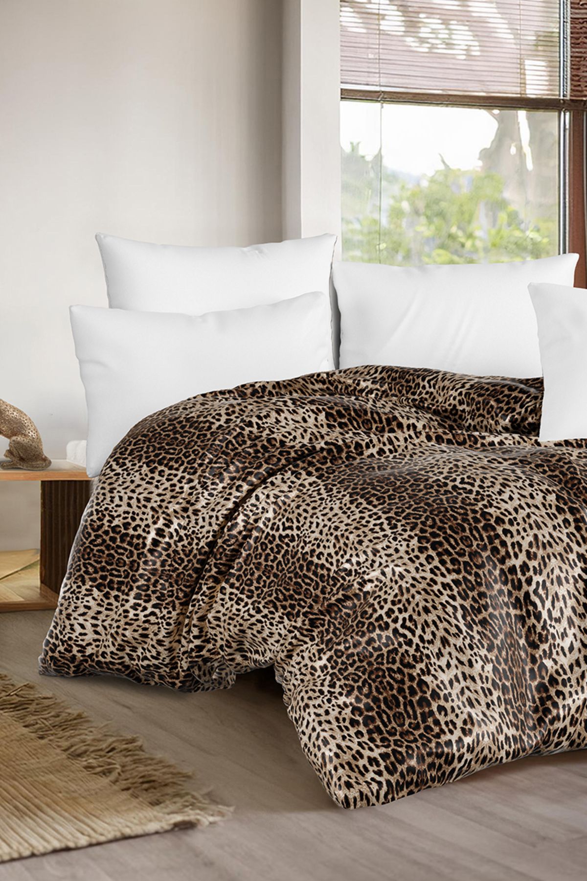 Lorien-Leopard Patterned Single Duvet Cover / Quilt Cover 160 X 220 cm 2