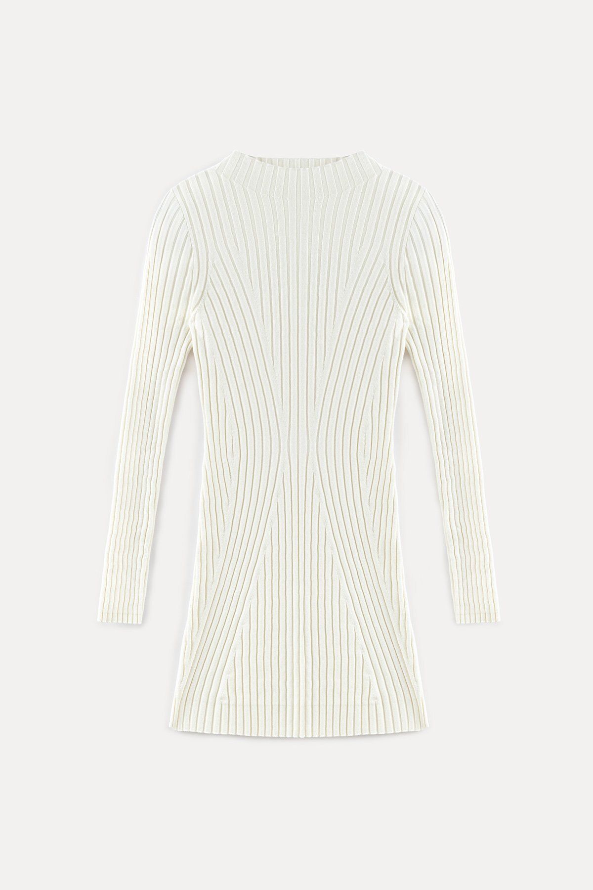 VATKALI-Perkins Collar Short Knitwear Dress 6