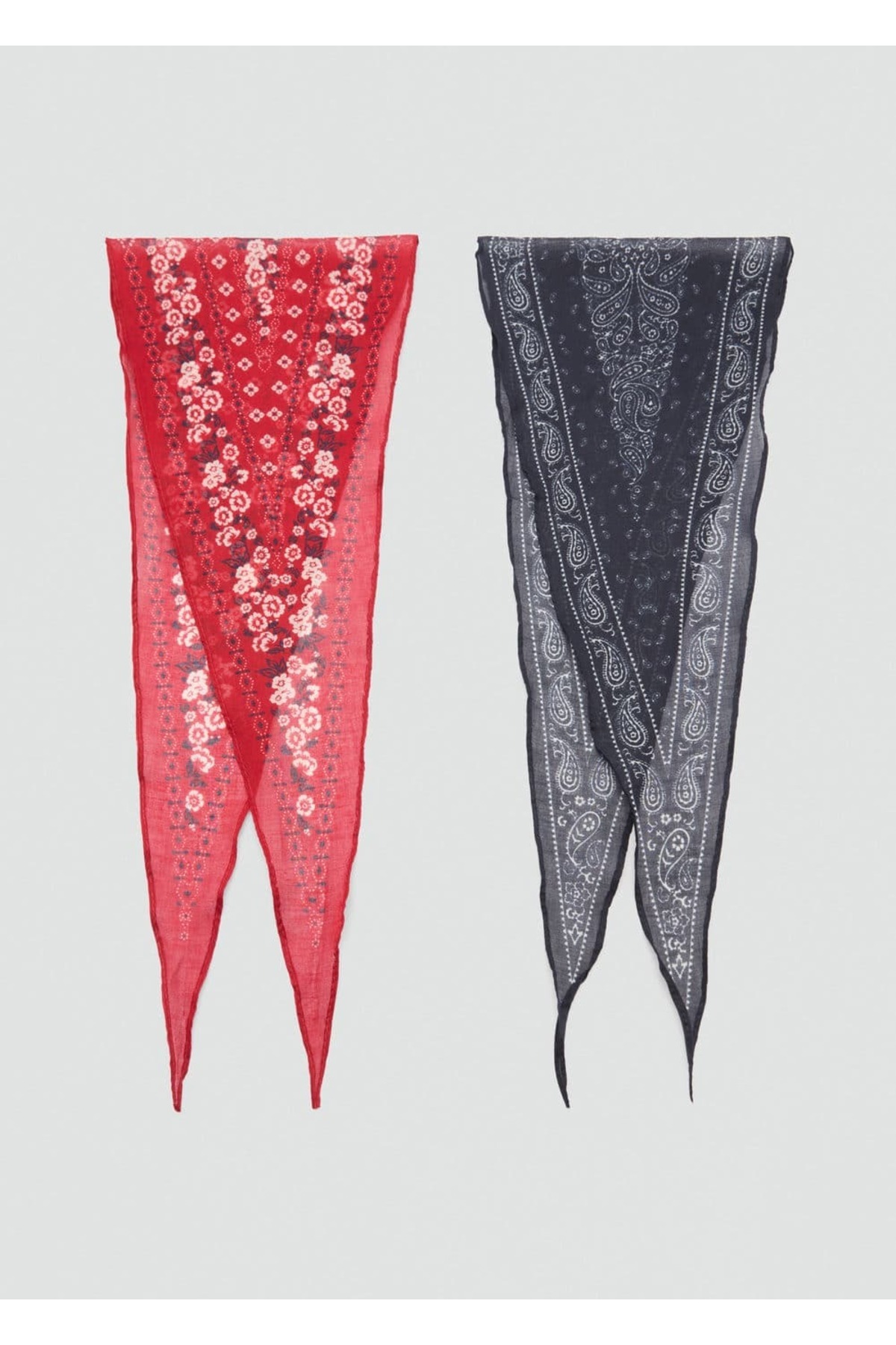 MANGO Woman-Bandana 2er-Set 3