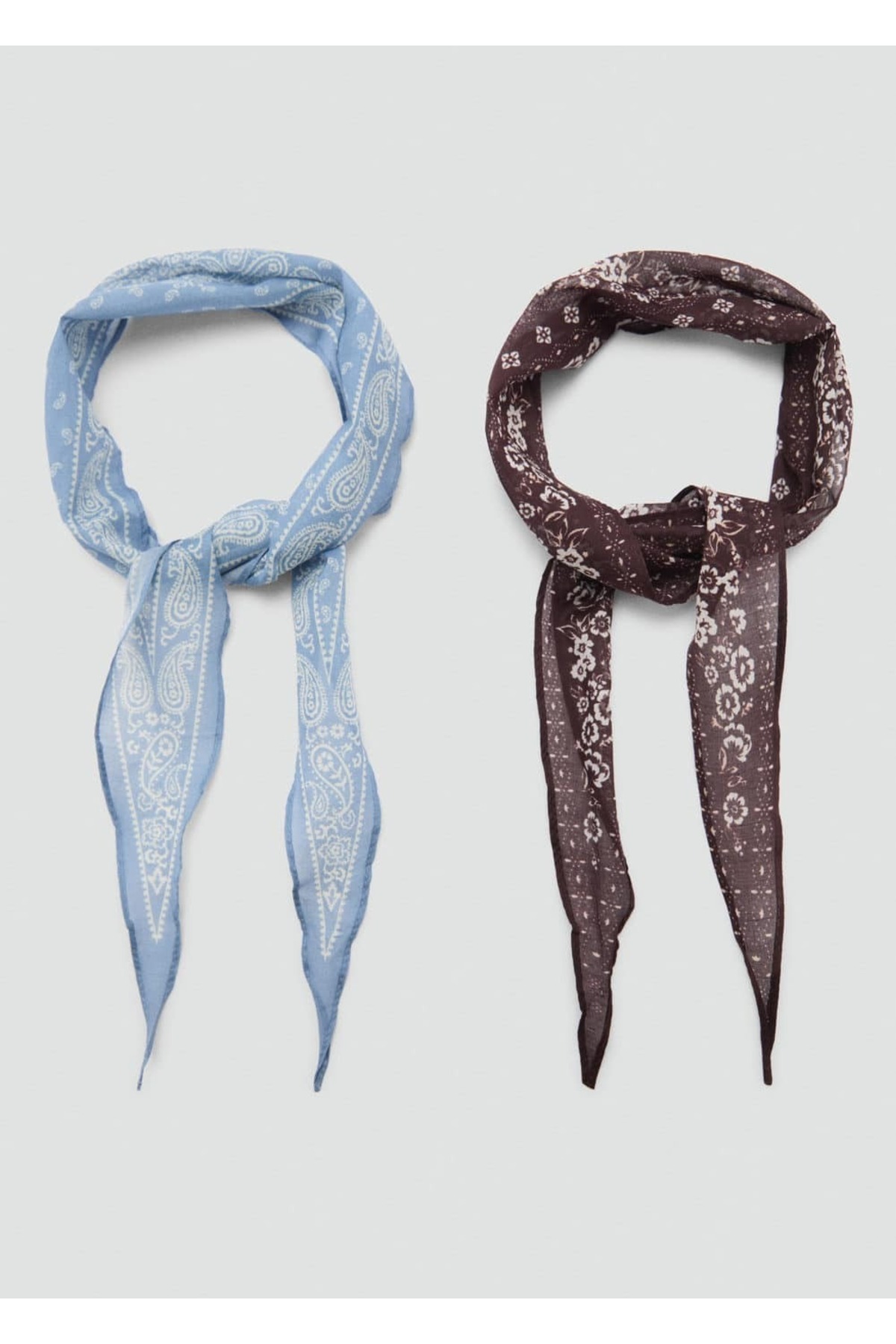 MANGO Woman-Bandana 2er-Set 4
