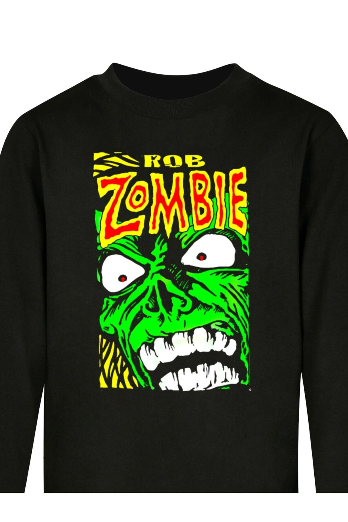 Merchcode-Herren Kids Rob Zombie - Zombie Langarmshirt 3