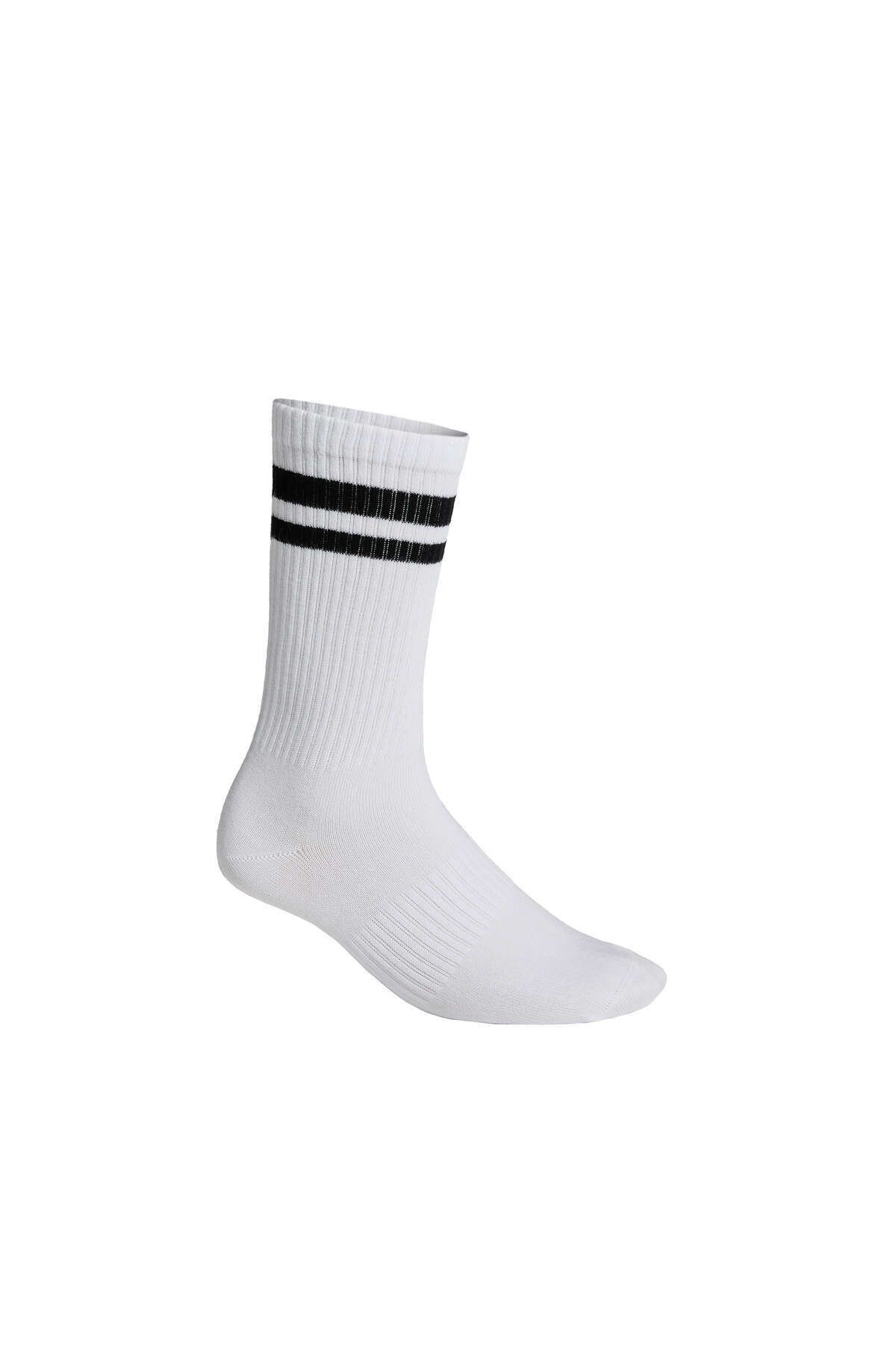 Oysho-Stripe rib classic sports socks in a cotton blend 6