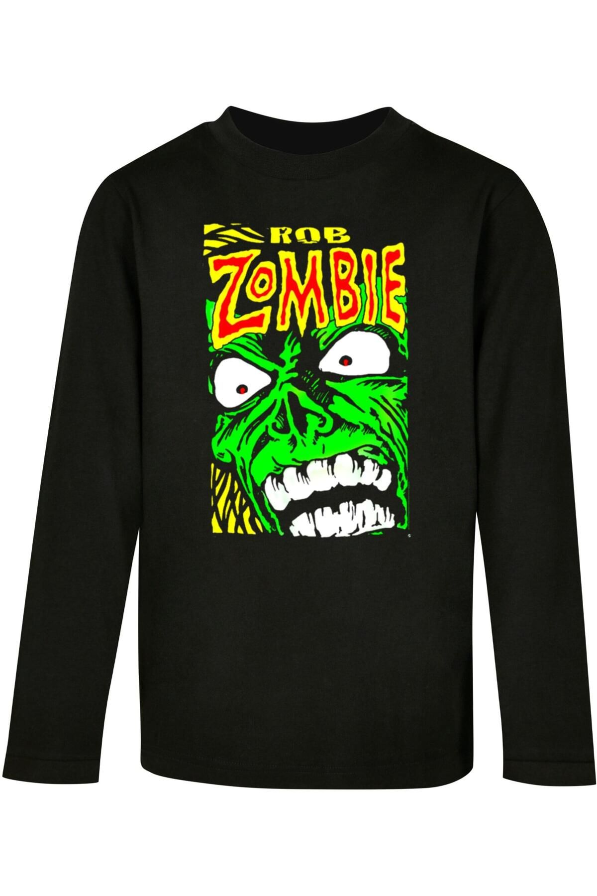 Merchcode-Herren Kids Rob Zombie - Zombie Langarmshirt 1