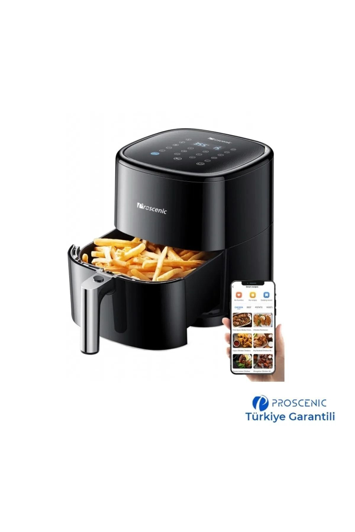 Genel Markalar T22 Smart Air Fryer 5l ( Türkiye Garantili)