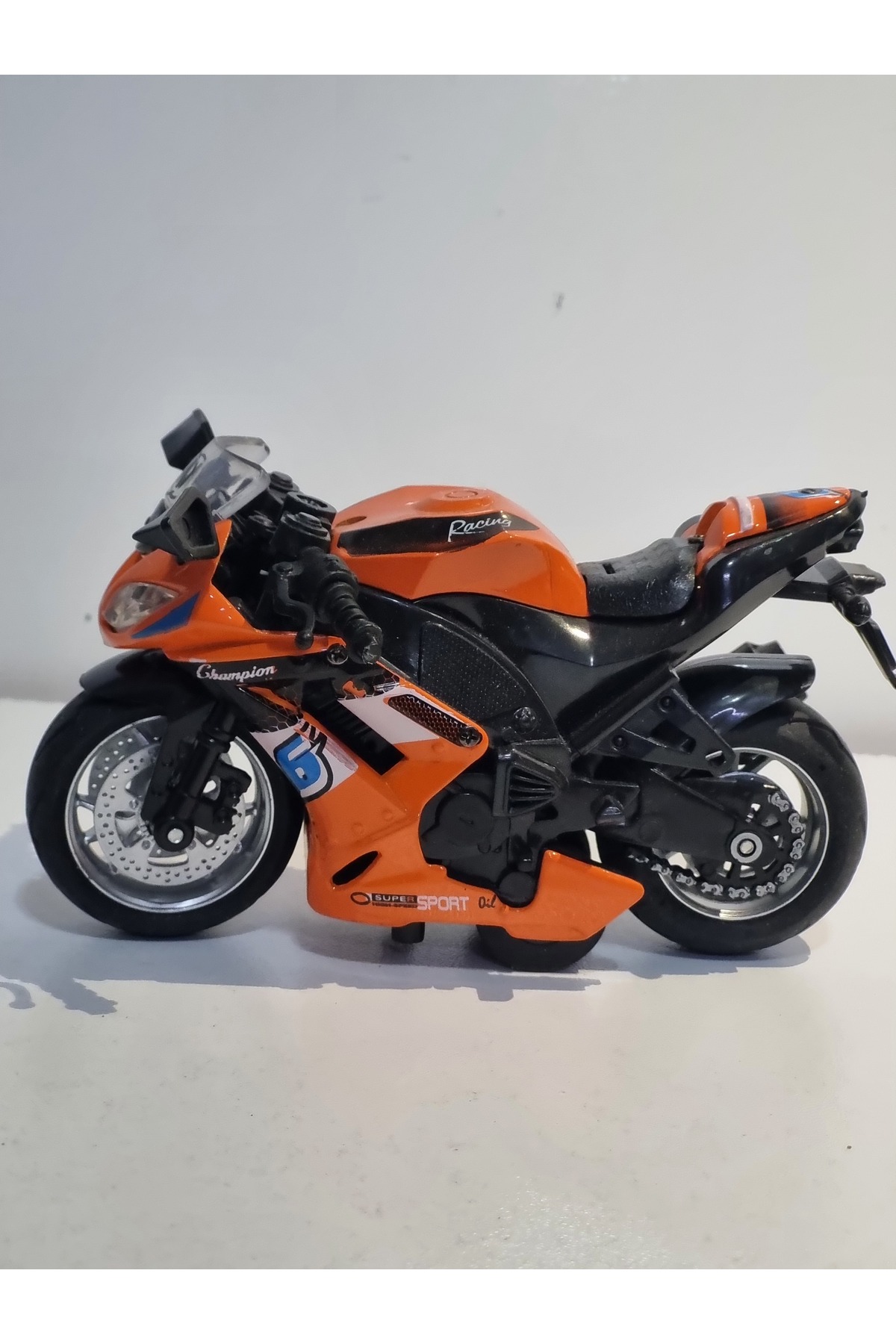 Hepsilazım Kawasaki ZX-14 2011 Model Turuncu Renkli Oyuncak Motor