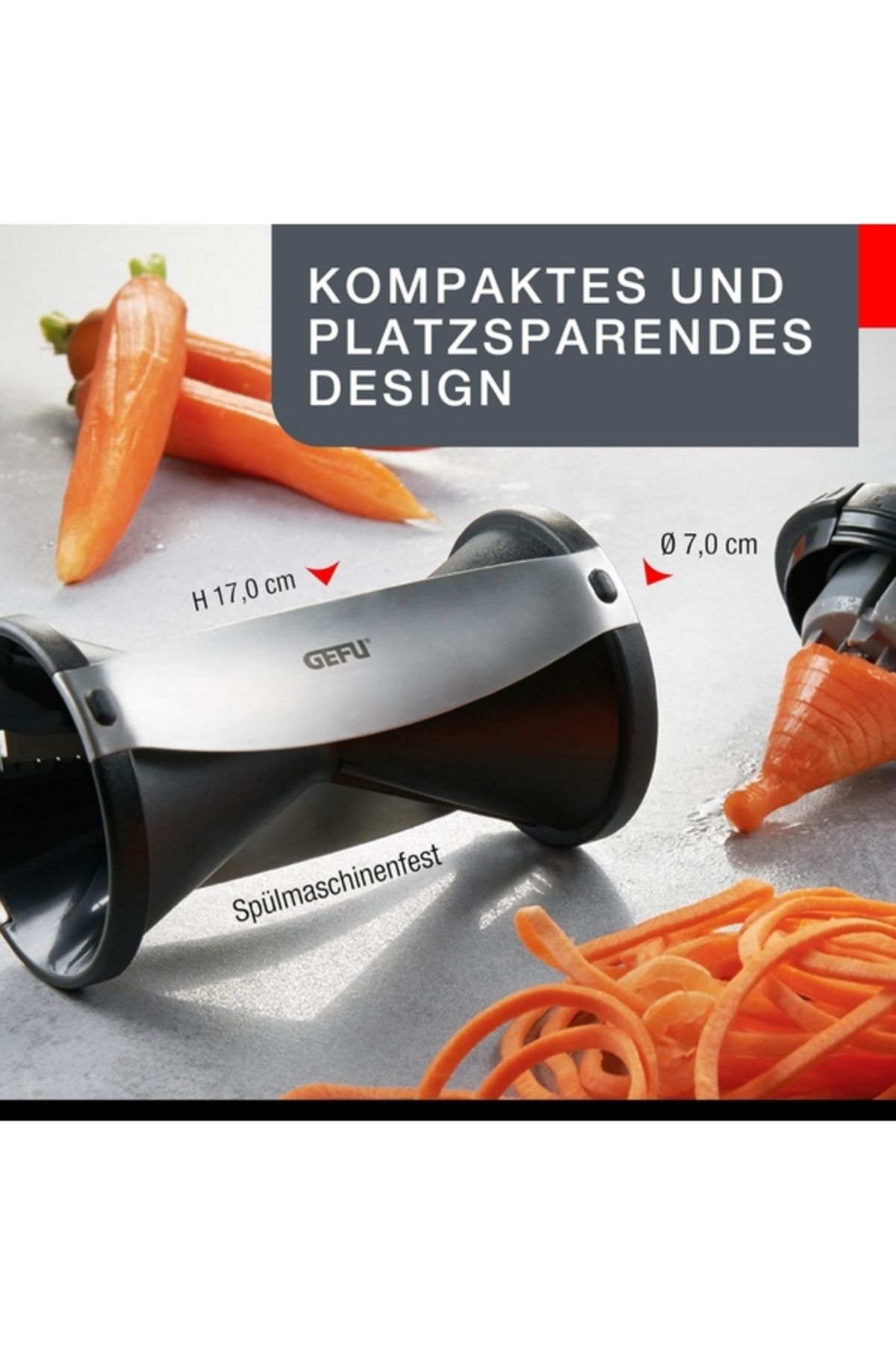 GEFU-Spirelli 2.0 Manual Operation Spiral Slicer 13780 4