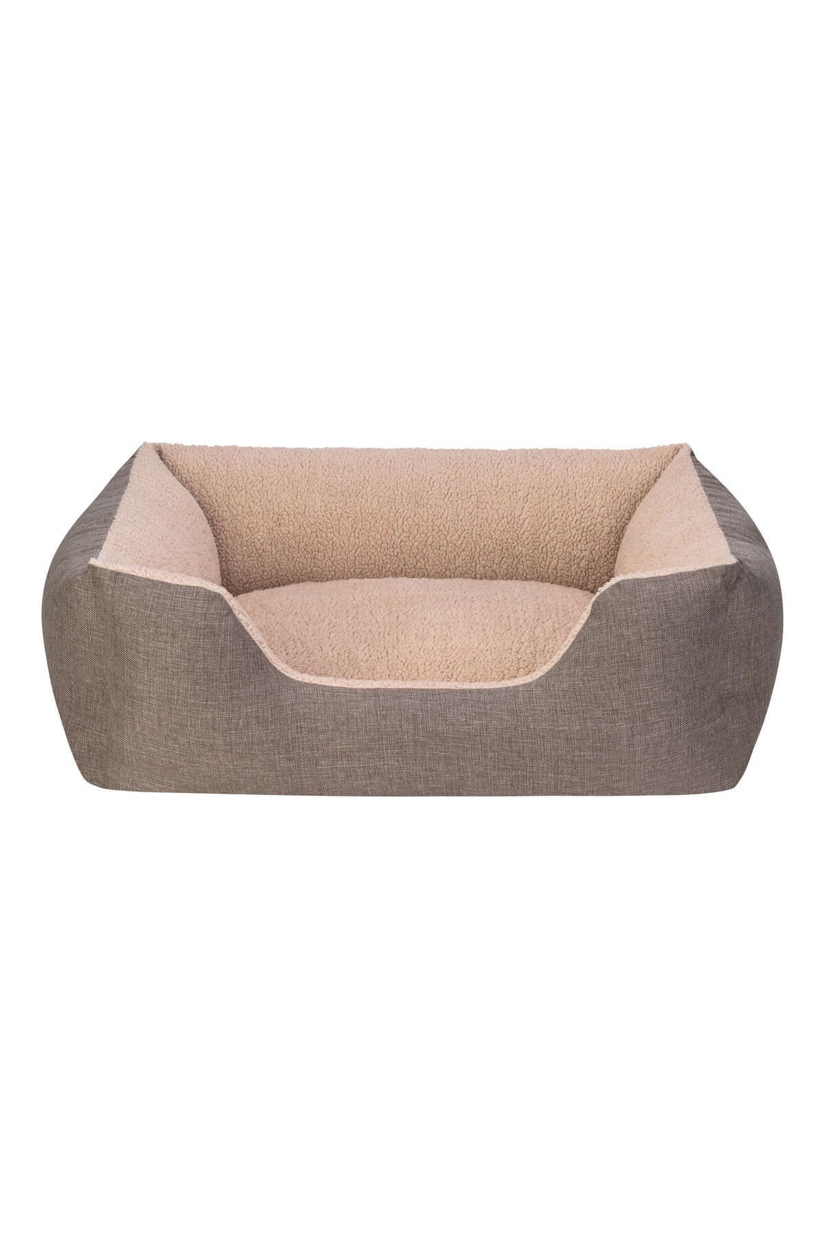 Pet Comfort Echo Varro Kahve-Bej Köpek Yatağı M 65x80cm DRSTR