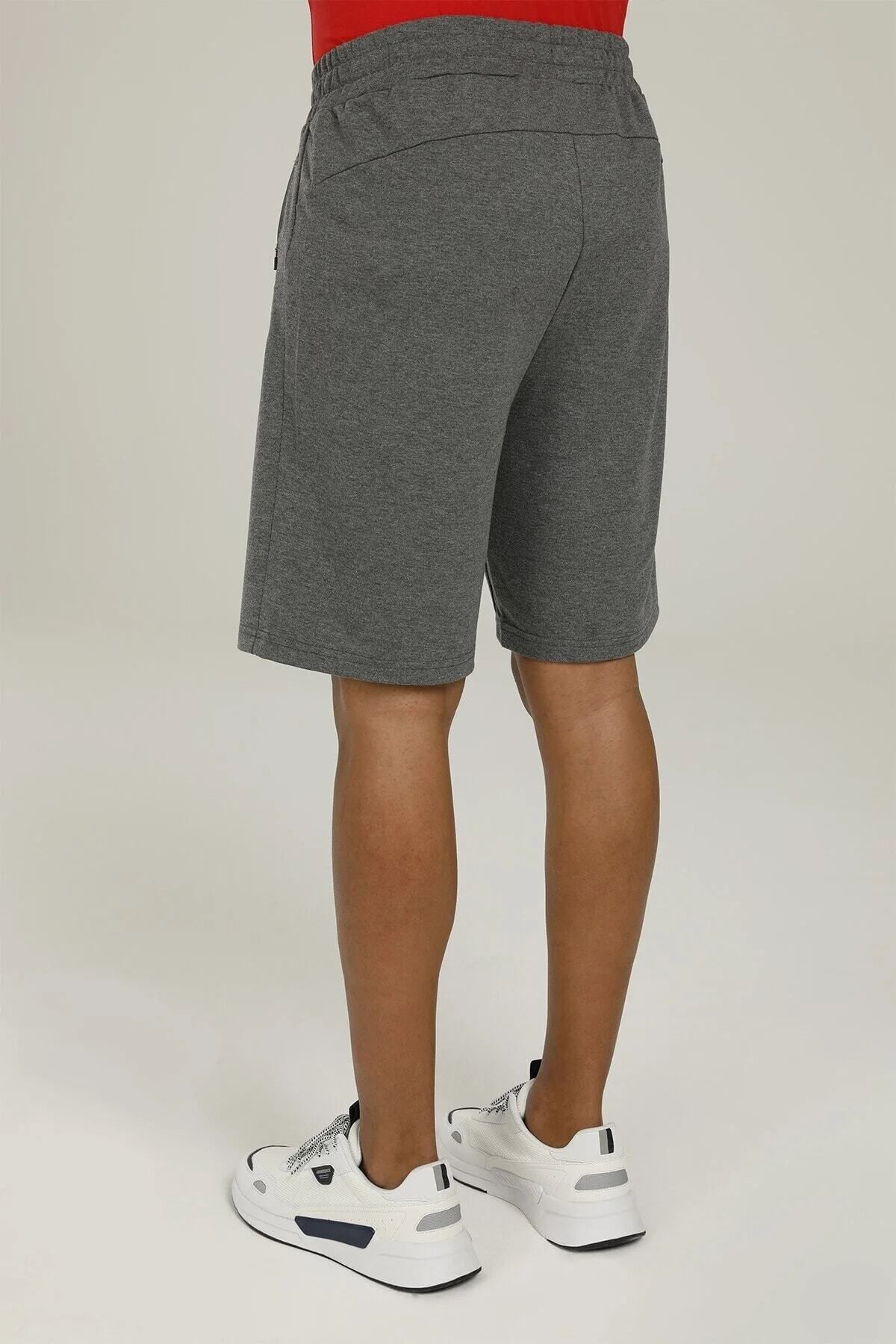 lumberjack-Elastic Waist Anthracite Men's Shorts 2sct1033fx 2