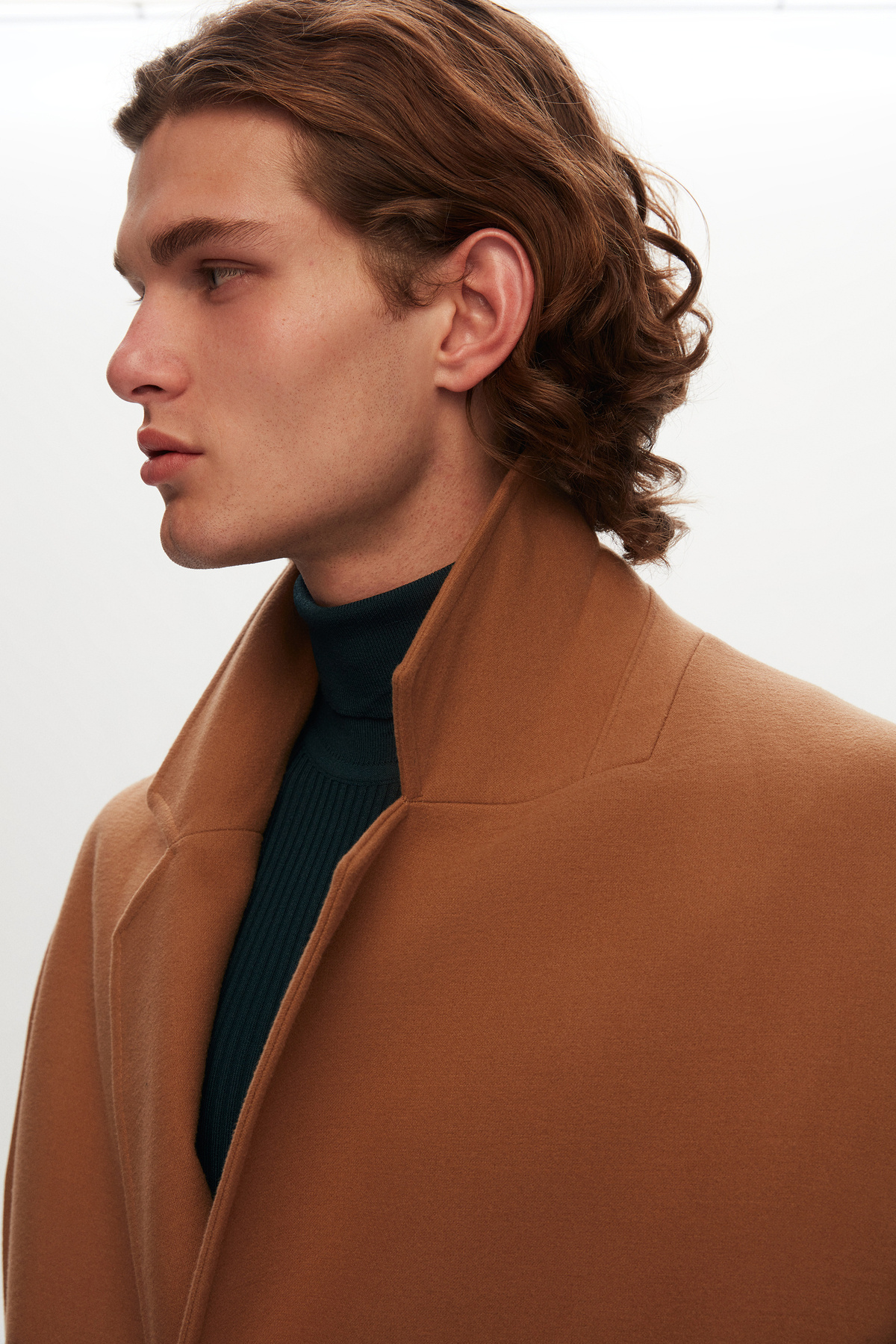 Tween  Relaxed Camel Viskonlu Palto - Görsel 3