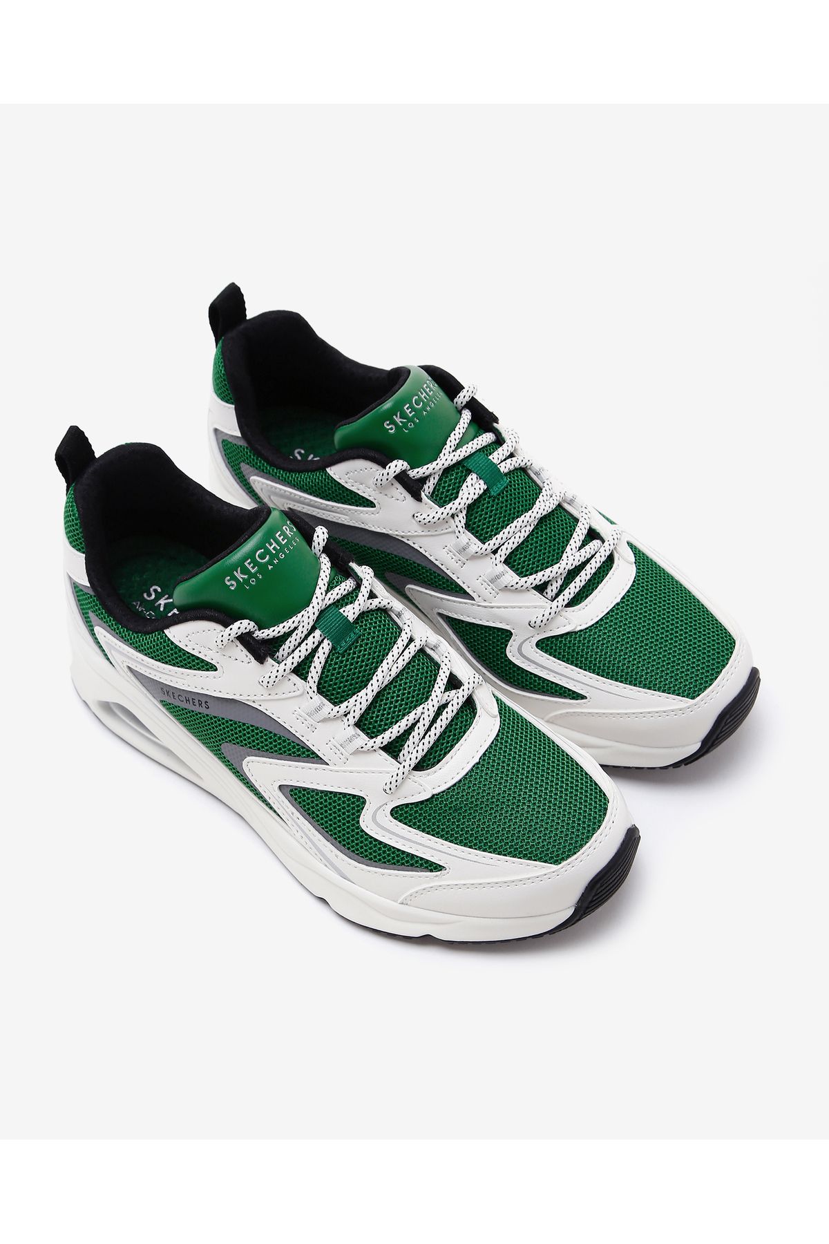 کفش دو و تمرین سفید زنانه TRES AIR UNO FL ورزشی WGRN Skechers