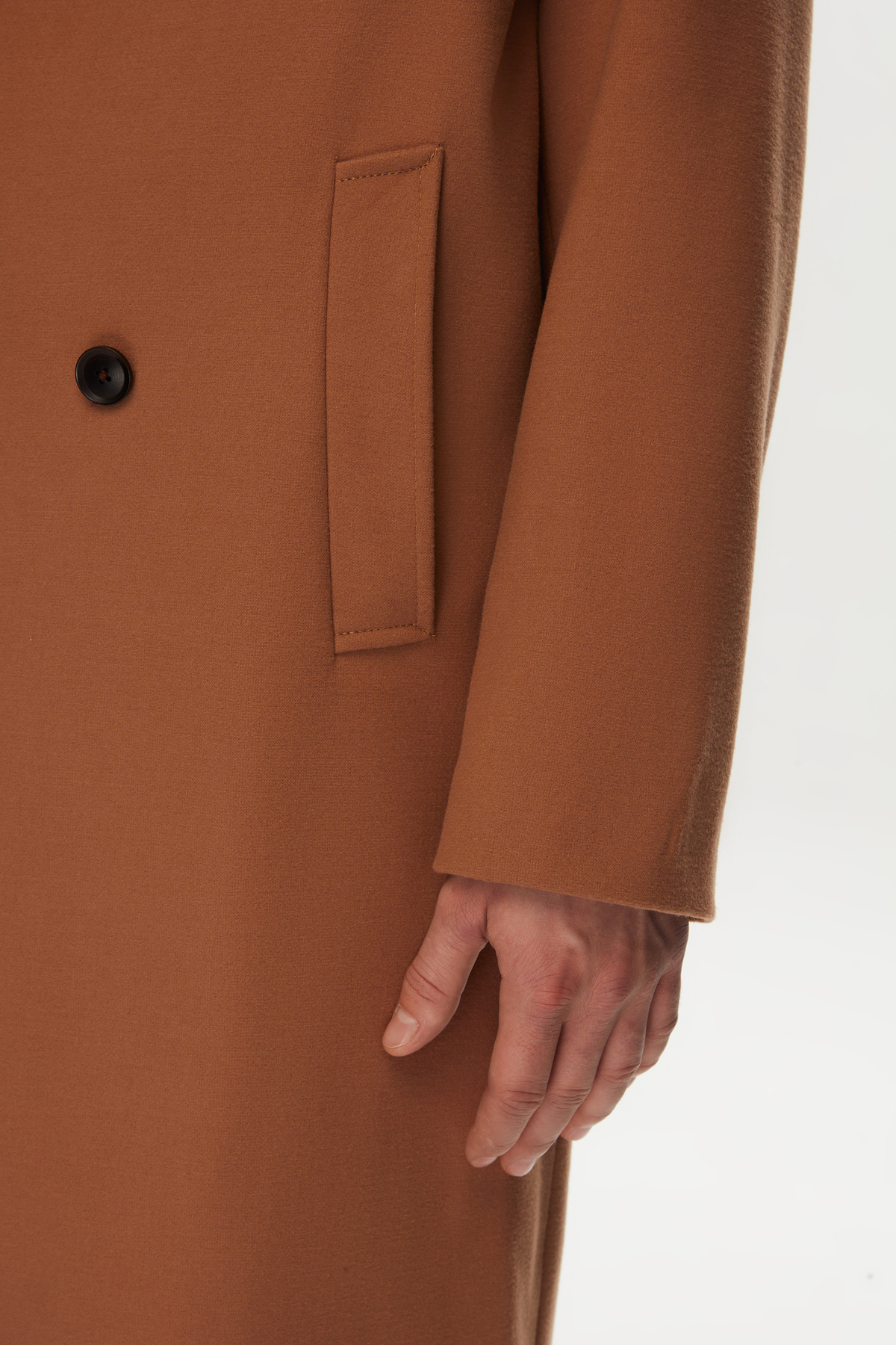 Tween  Relaxed Camel Viskonlu Palto - Görsel 5