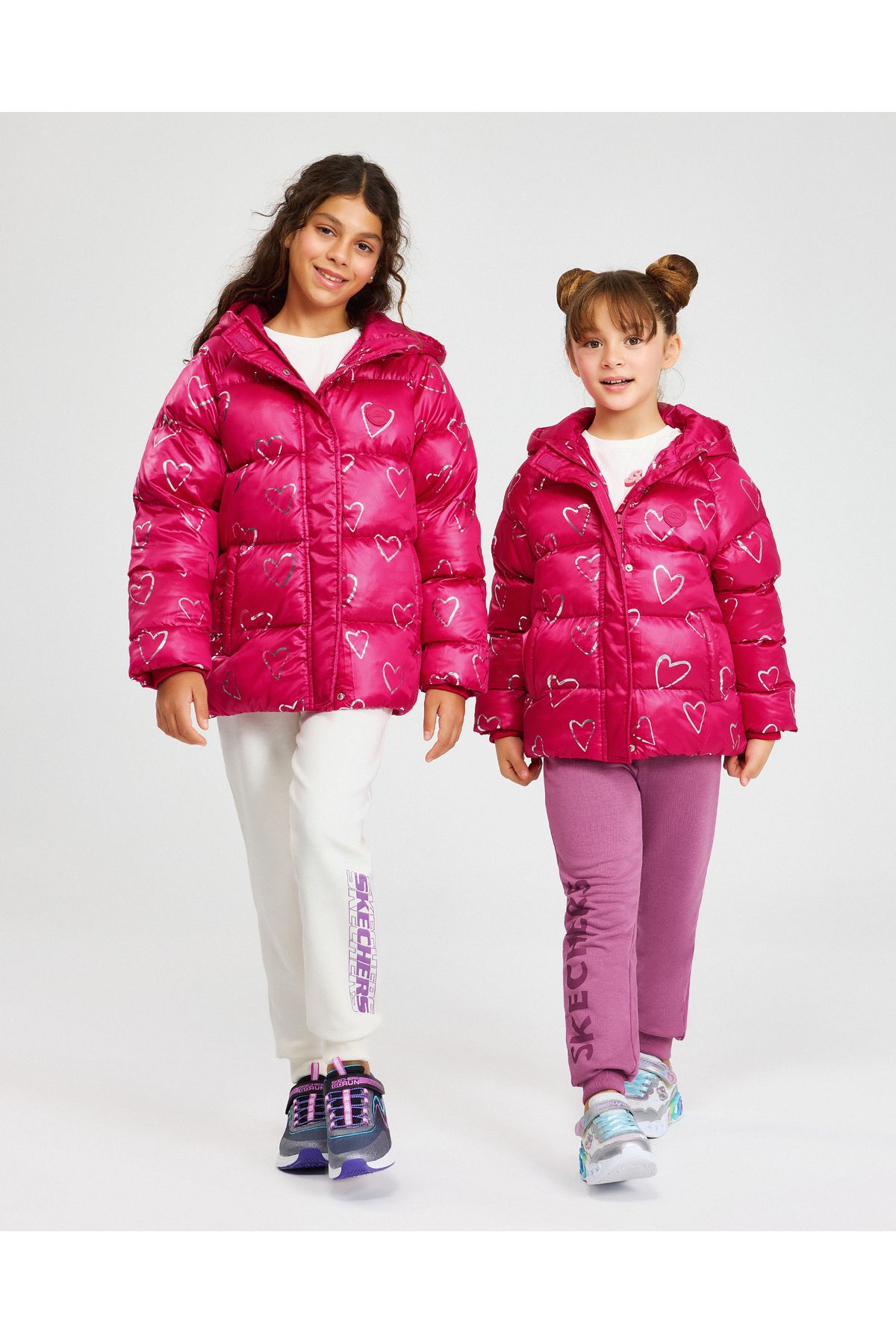 G Outerwear Padded Jacket Büyük Kız Çocuk Pembe Mont Sk242110-509