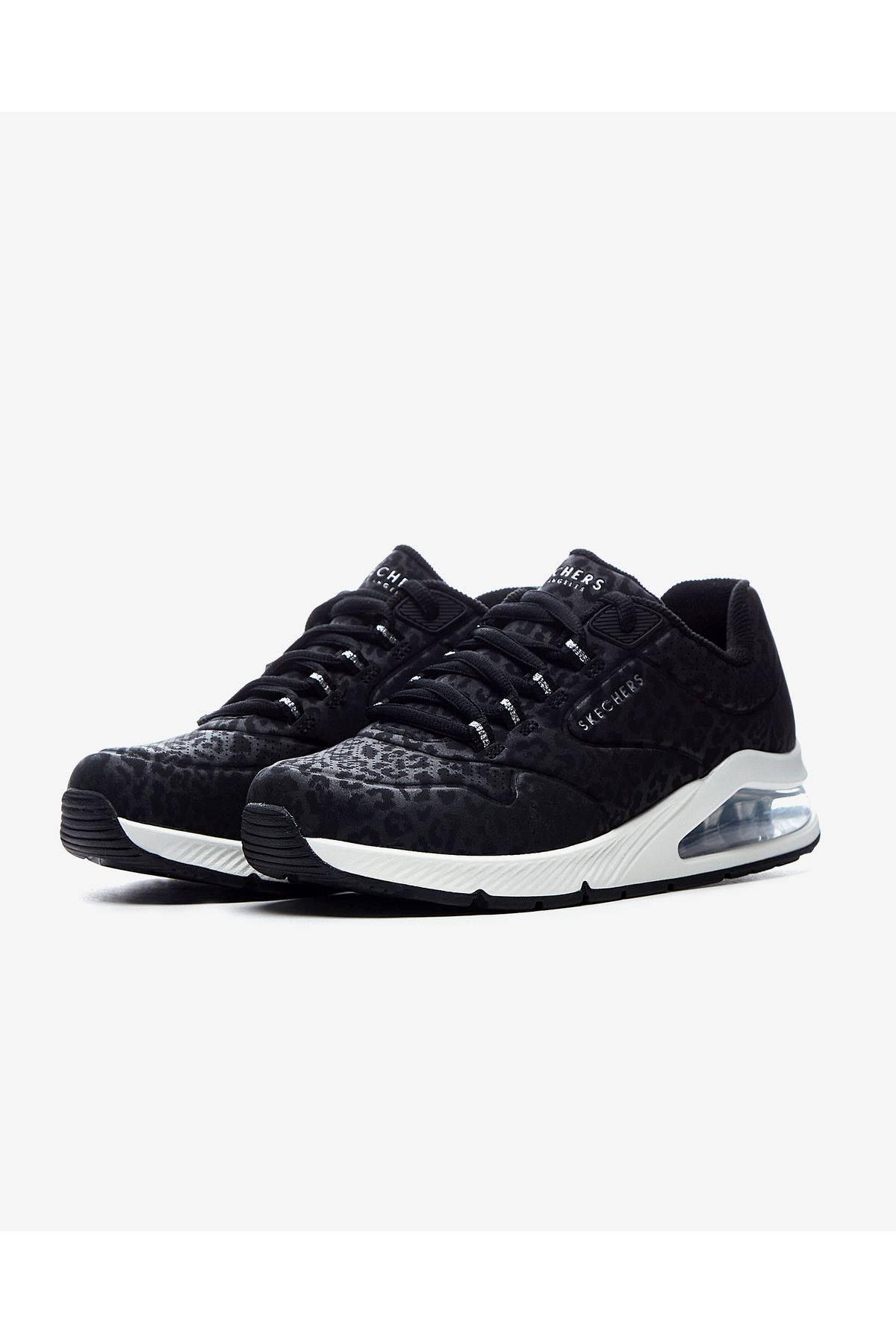 کفش دو و تمرین مشکی زنانه UNO 2 ورزشی سیاه BLK Skechers
