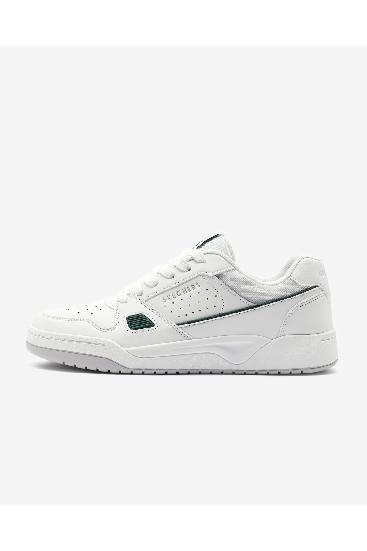 SKECHERS Koopa - Tiebreak Low Męskie Białe Tenisówki Wgr Mężczyzna - 42