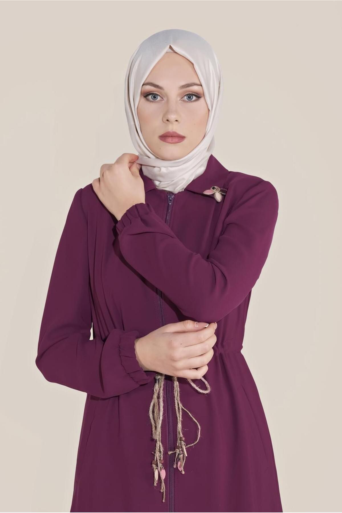 یقه سینه بند و روپوش کمری توری 10226 Alvina