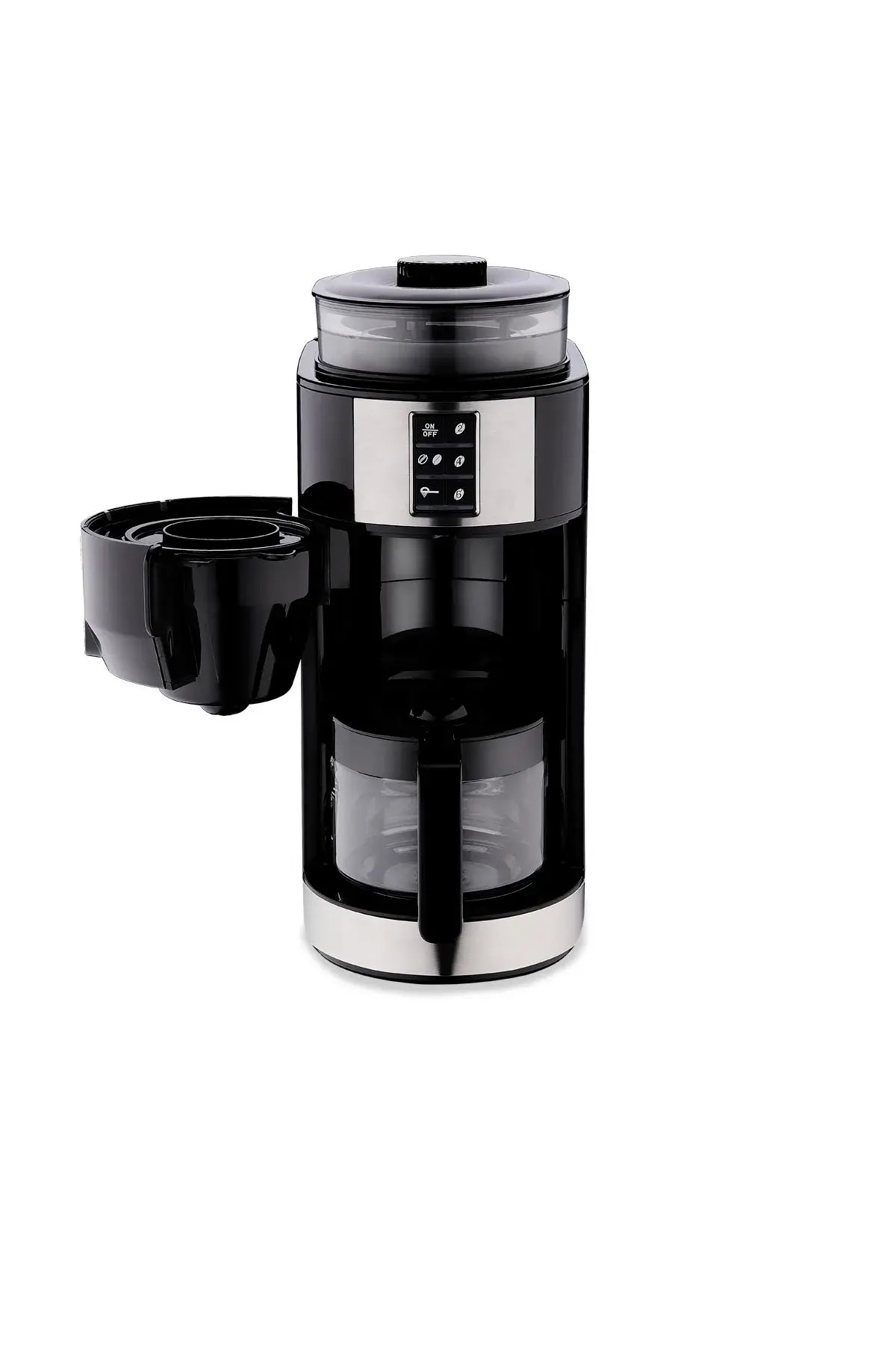 KORKMAZ Caffeina Dijital Öğütücülü Filtre Kahve Makinesi A980