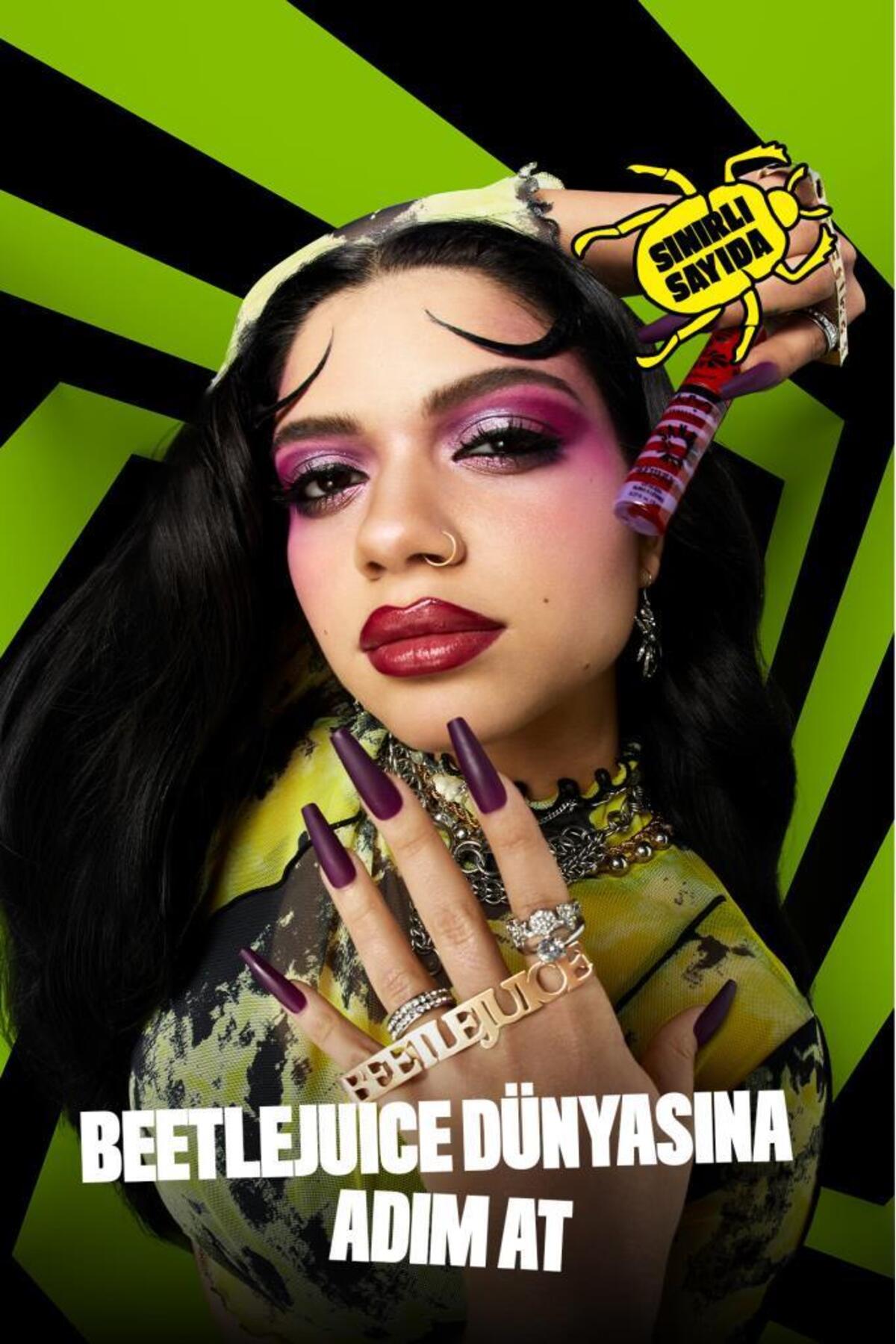 Beetlejuice Özel Koleksiyon Dudak Parlatıcısı - 03 Purple + Red — بنفش NYXBTTLJUCEOKDUDKPRLTC — تصویر 2 از 6