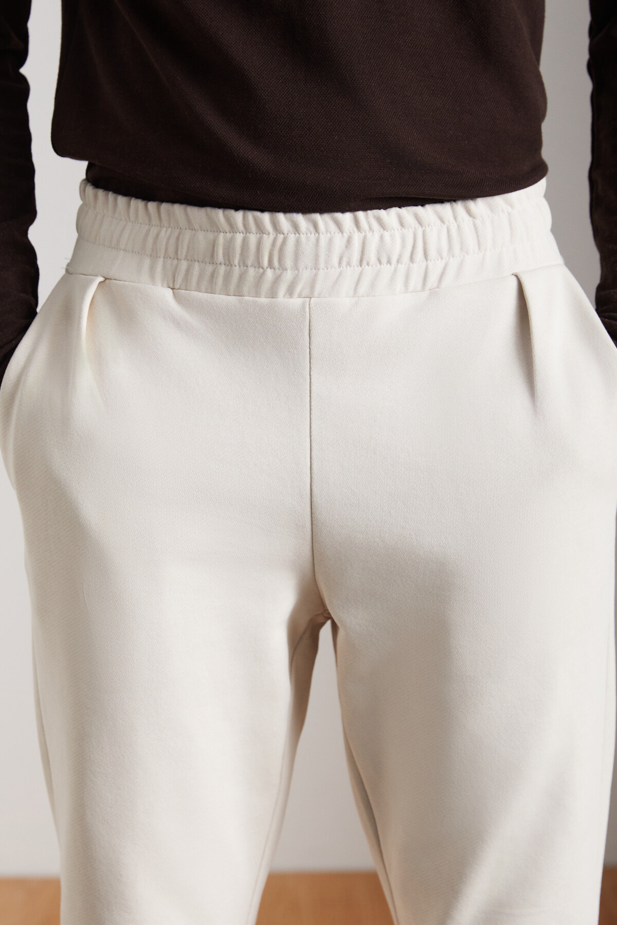 GRIMELANGE  MILOVAN Erkek %100 Pamuk Bej Eşofman Altı - Görsel 2