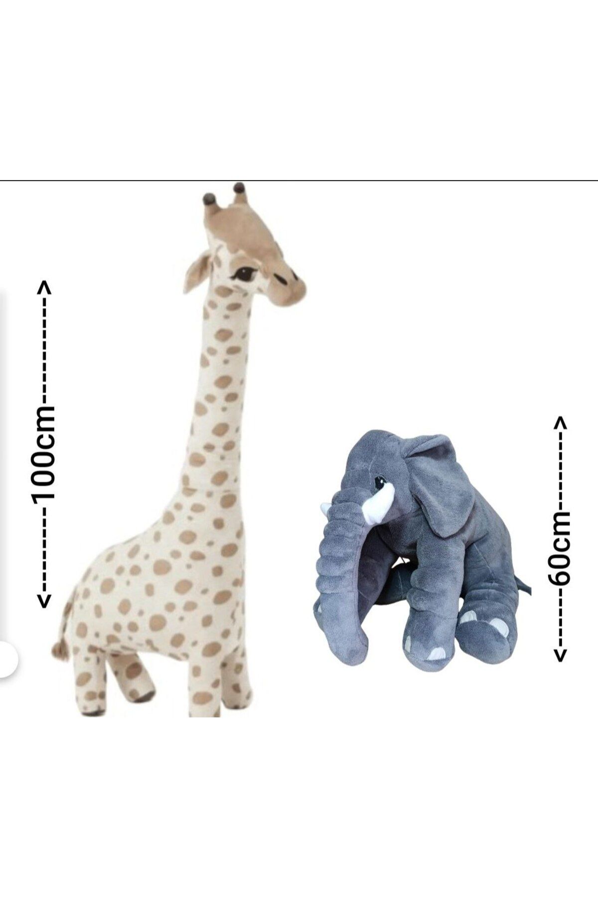 GRAN TOYS-My Plush Giraffe Playmate - 100cm Sleeping Elephant 1