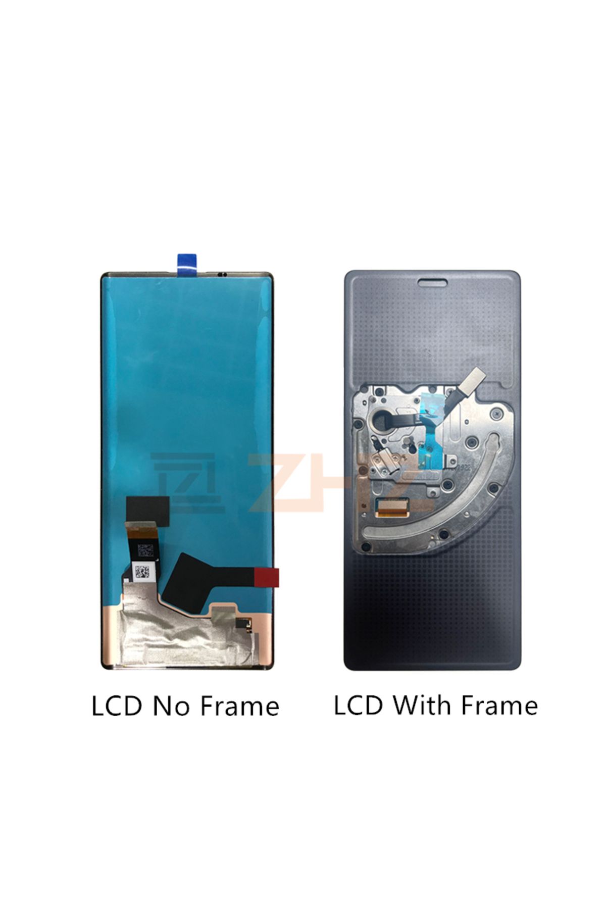 Choice-For LG Wing 5G LCD Display Touch Screen Digitizer Assembly With Frame LMF100N Display Replacement... 2
