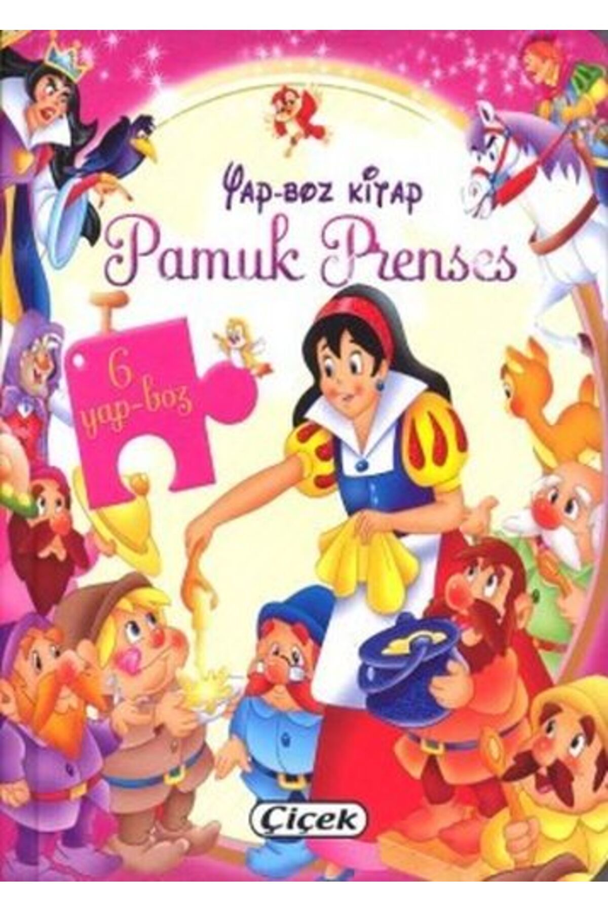 Çiçek Yayıncılık Yap-Boz Kitap - Pamuk Prenses