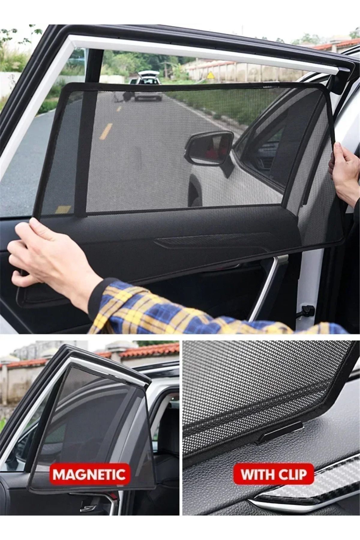 Choice-Custom Magnetic Car Window Sunshade For Land Rover Range Rover Evoque L551 2019-2023 Curtain Mesh... 5