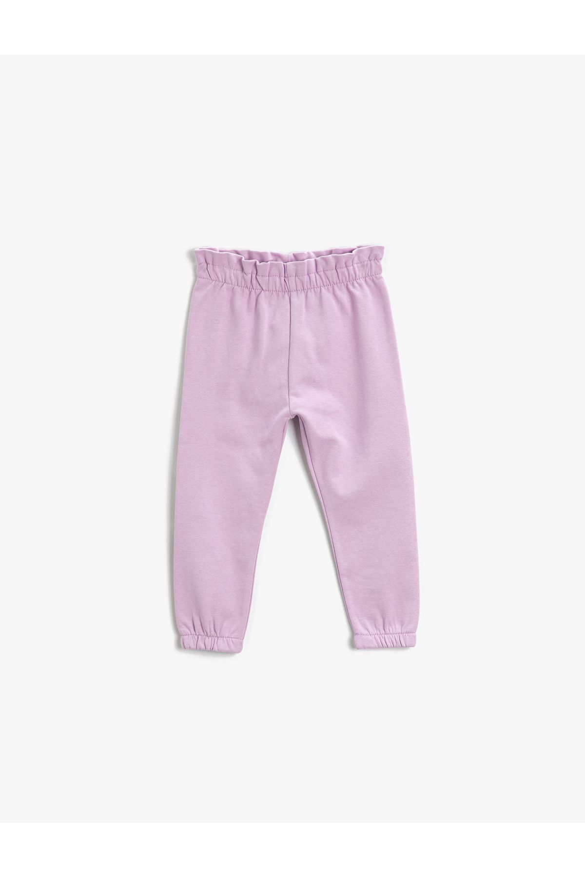 Koton-Basic Jogger Sweatpants with Drawstring Waist Elastic Ribbon 1