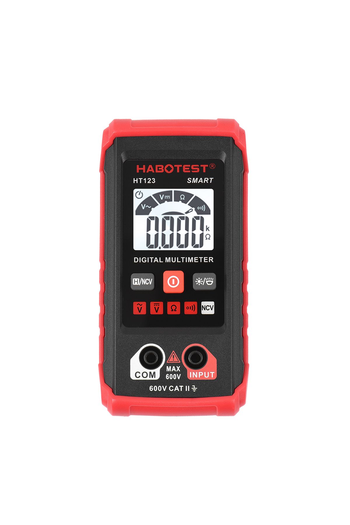 meterk-HABOTEST HT123 Digital Multimeter Auto Range Multi-meter 2,000 Counts True RMS Measuring AC/DC Vo... 8