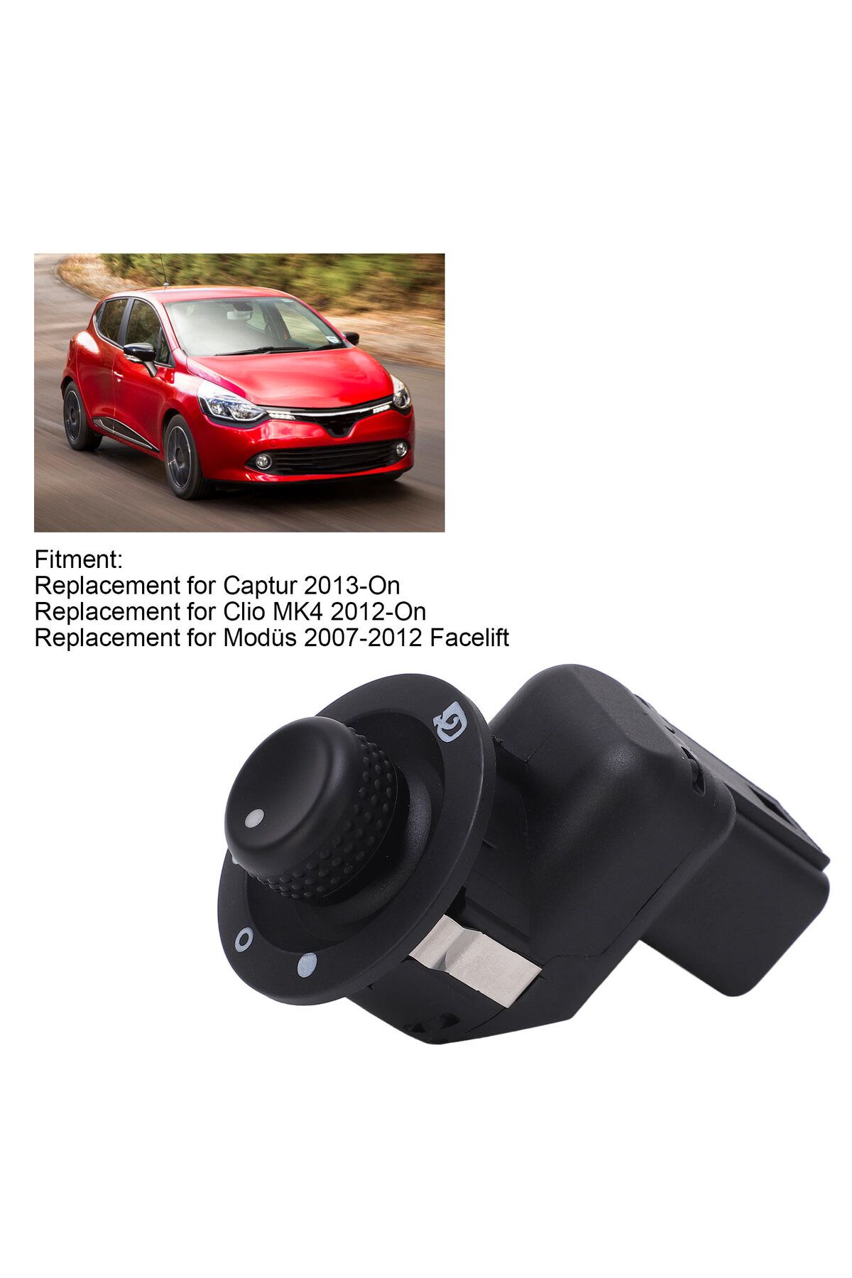 Choice-Electric Wing Side Mirror Knob Control Switch Button 8200676529 8200214921 For Renault Captur Cli... 2