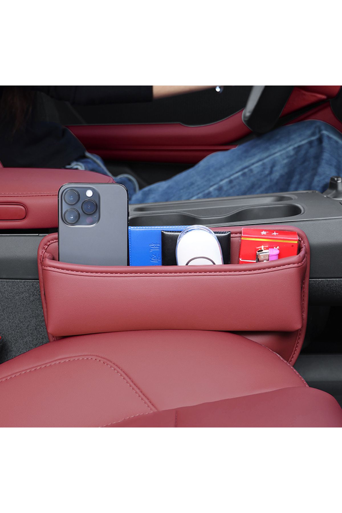 Choice-For Audi A6 S6 RS6 C5 C6 C7 C8 4B 4F 4G 4A Car Front Side Seat Crevice Storage Box Bag Built-in C... 3