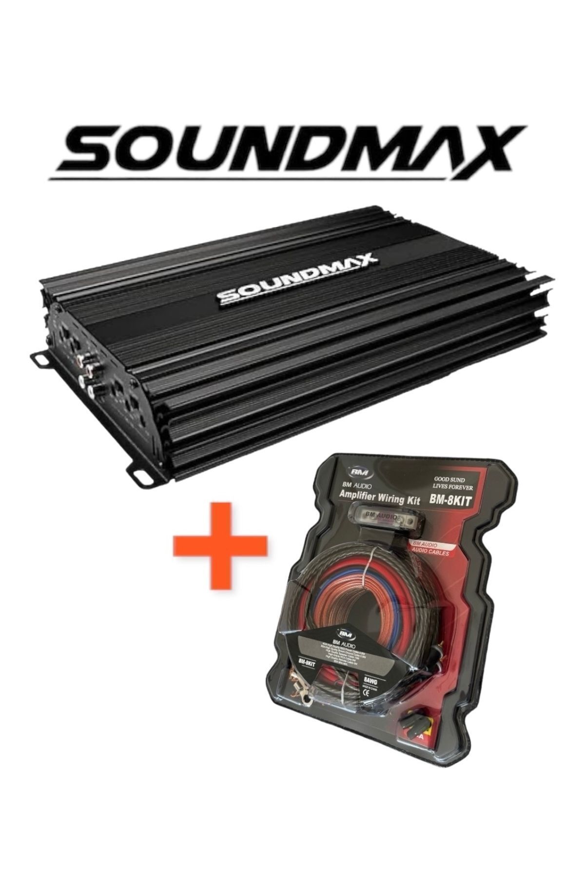 Soundmax Sx-2700.4 3000w 4 Kanal Profesyonel Oto Anfi Kablo