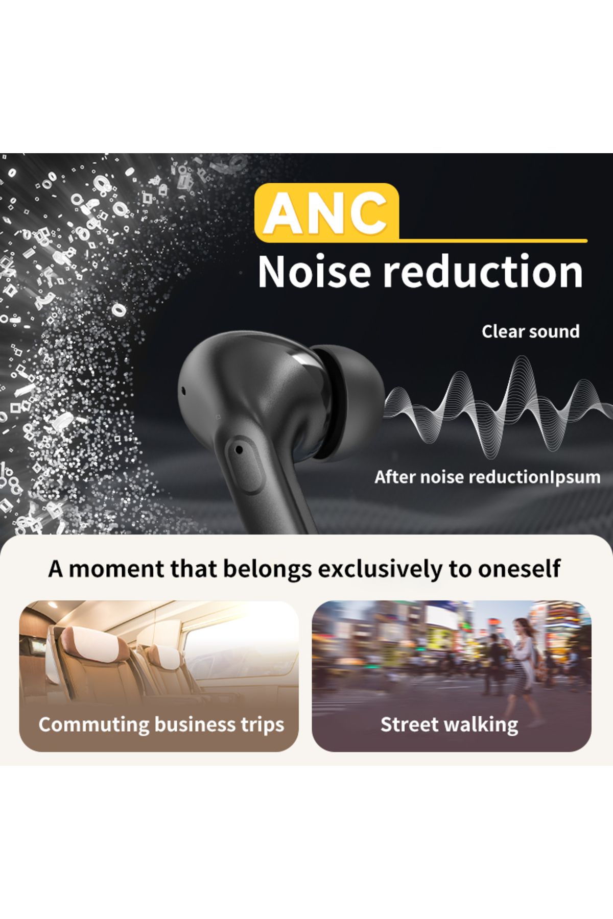 Choice-Aigo TA85 New 2024 TWS Wireless Bluetooth V5.4 Earbuds Active Noise Cancellation Headphone Waterp... 5