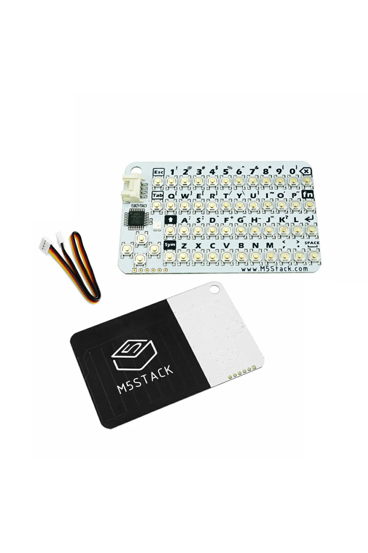 FMchip-M5Stack CardKB v1.1  50 Key QWERTY Keyboard Development I2C Port Kit Keyboard Peripherals for M5S... 8