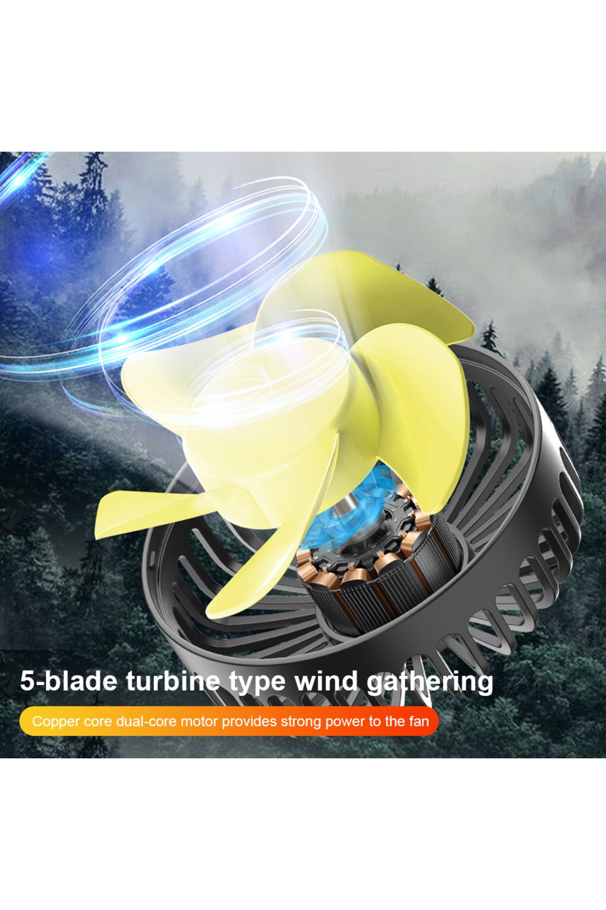 Choice-12V/24V Car Seat Back Cooling Fan 360 Degree Rotation USB Auto Headrest Ventilation Fan 3 Speed A... 5