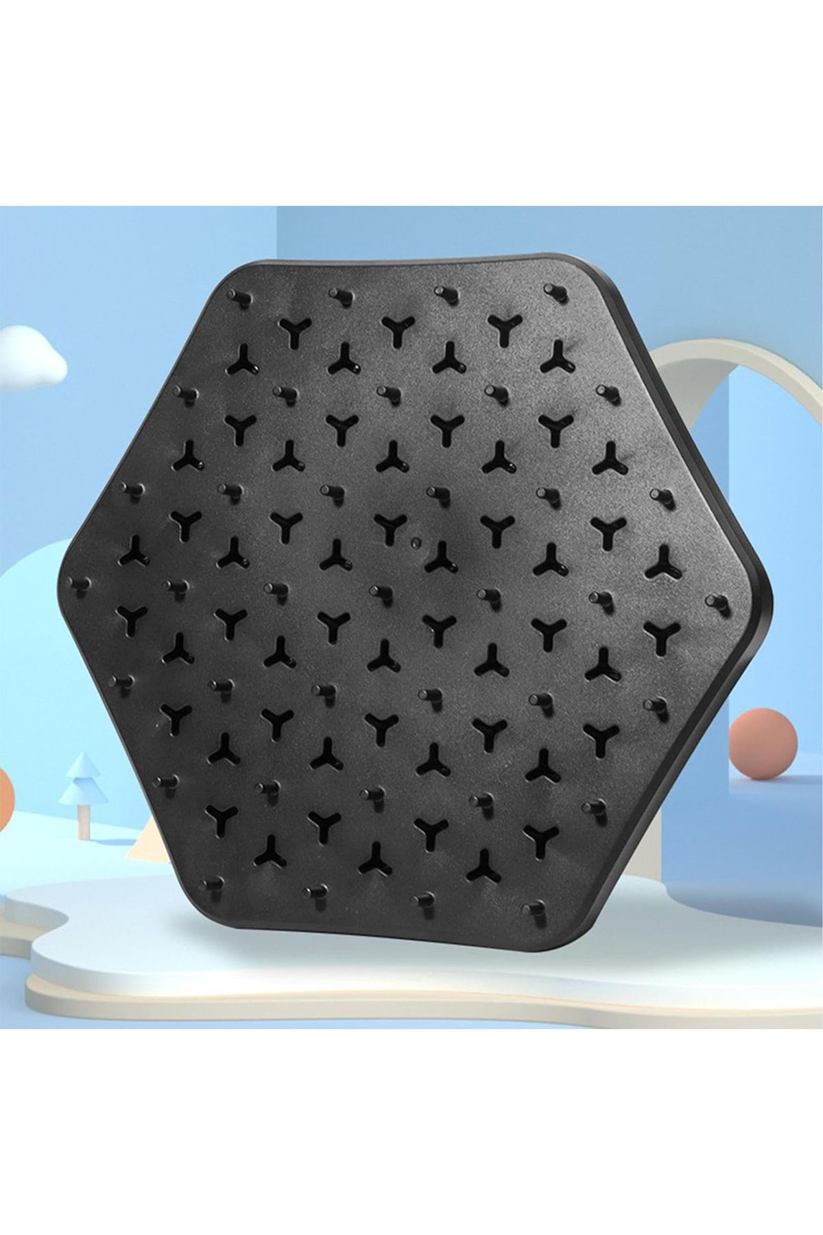 HUAN-Qzta-Geometry Chain Chess Puzzle Triangle Chess Desktop Game Rubber Band Training Family Interaction E... 6
